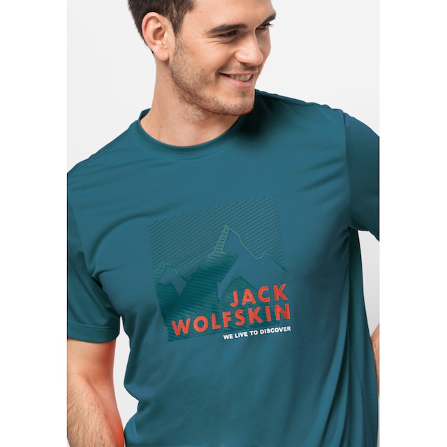 ♕ Jack Wolfskin Funktionsshirt »HIKING S/S GRAPHIC T M« versandkostenfrei  auf