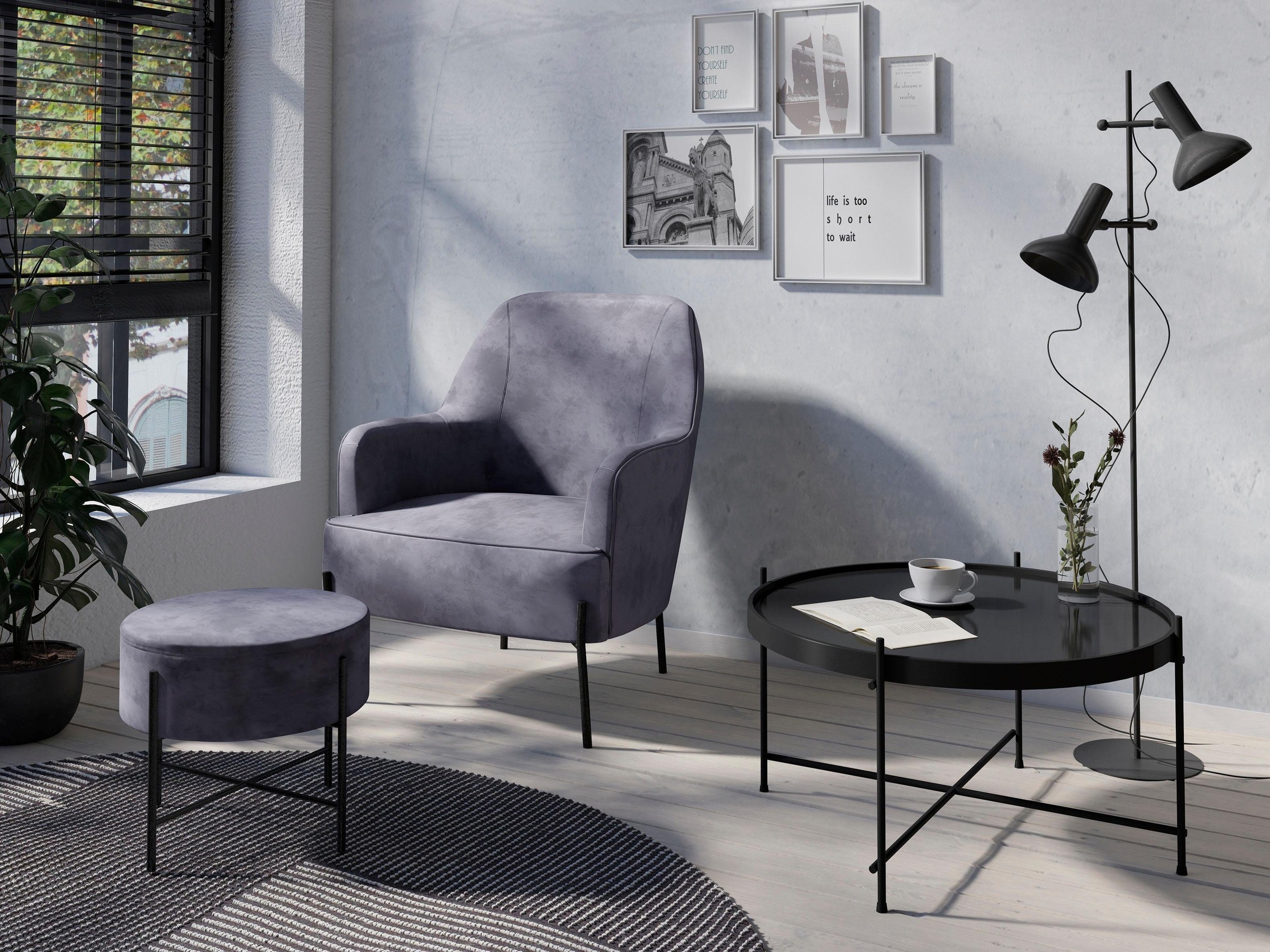 Image of Homexperts Sessel »Tiffy«, (1 St.), Sessel wahlweise mit Hocker bei Ackermann Versand Schweiz