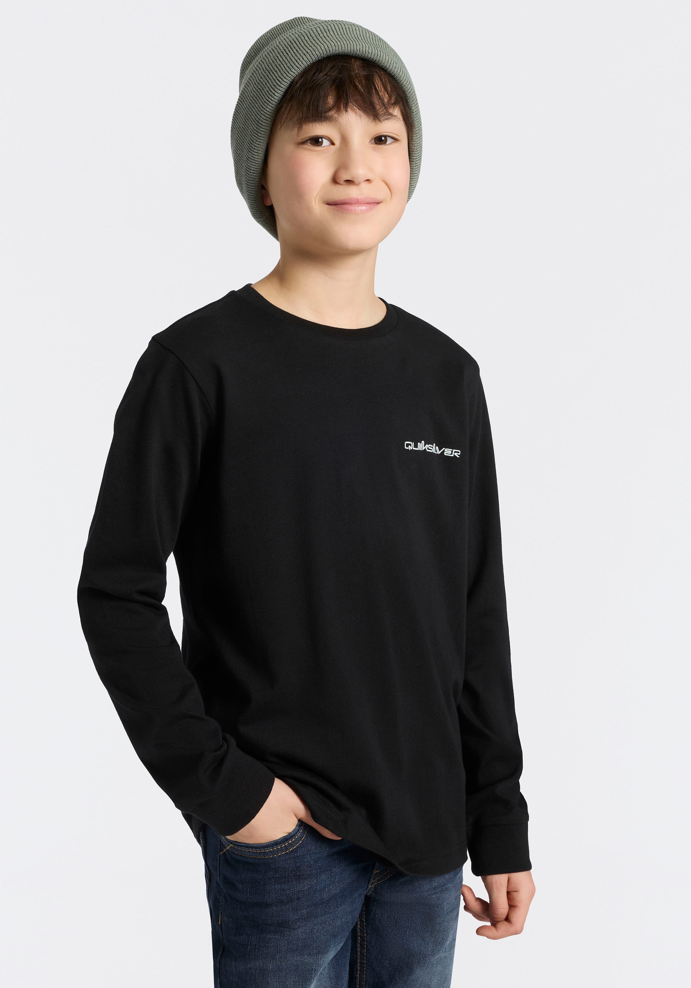 Quiksilver T-shirt à manches longues »DESERT WAV TWIST TIDE LS PAK Y« 2 für vielseitige Aktivitäten, Rundhalsausschnitt, sportlicher Stil