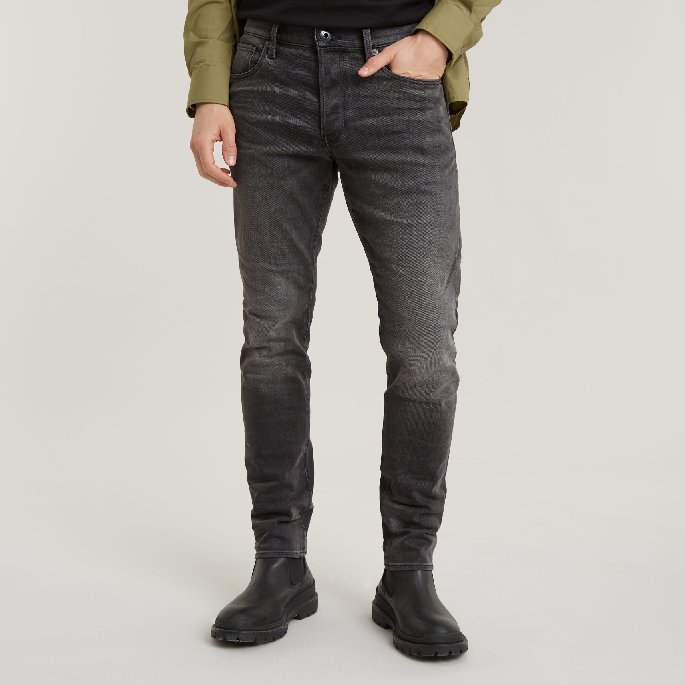 G-STAR Slim-fit-Jeans »3301 Slim«, mit toller Waschung und Elasthan