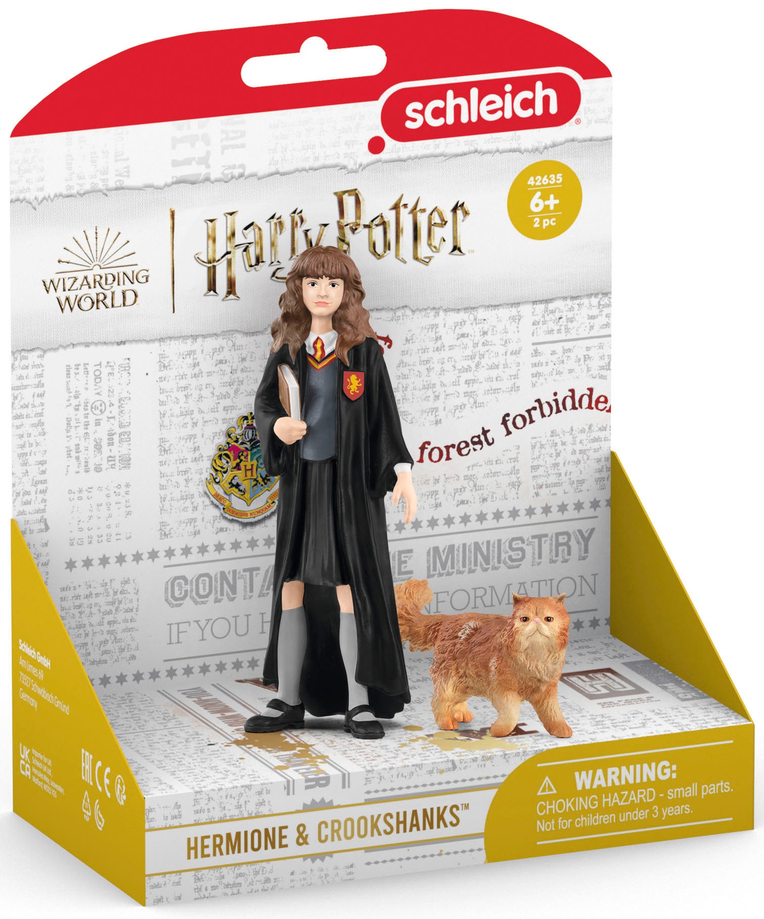 Schleich® Spielfigur »WIZARDING WORLD, Harry Potter™, Hermine Granger & Krummbein (42635)«, Made in Europe