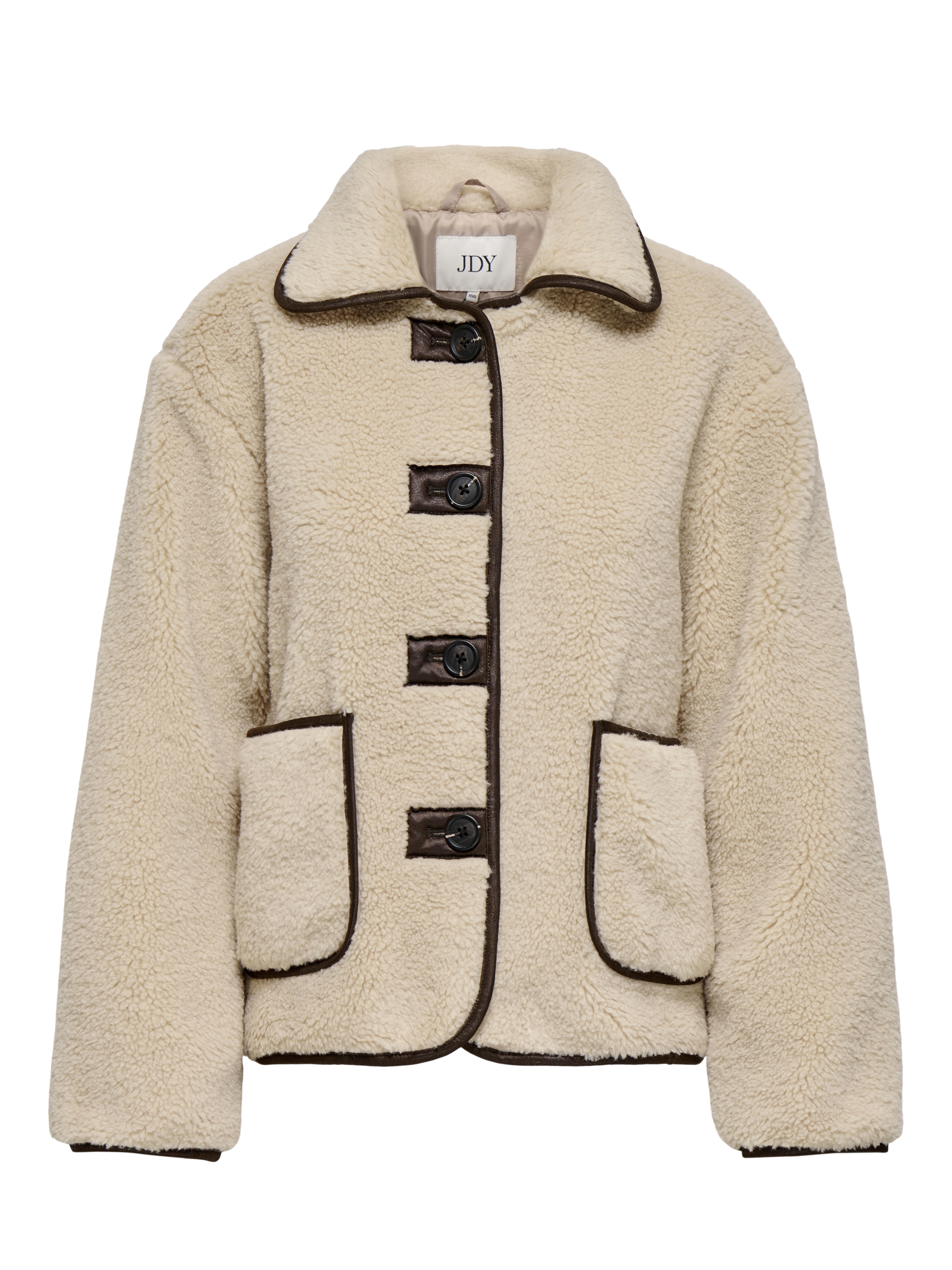 JDY Veste en peluche »JDYNOELLA LIFE TEDDY JACKET OTW NOOS« fibre synthétique