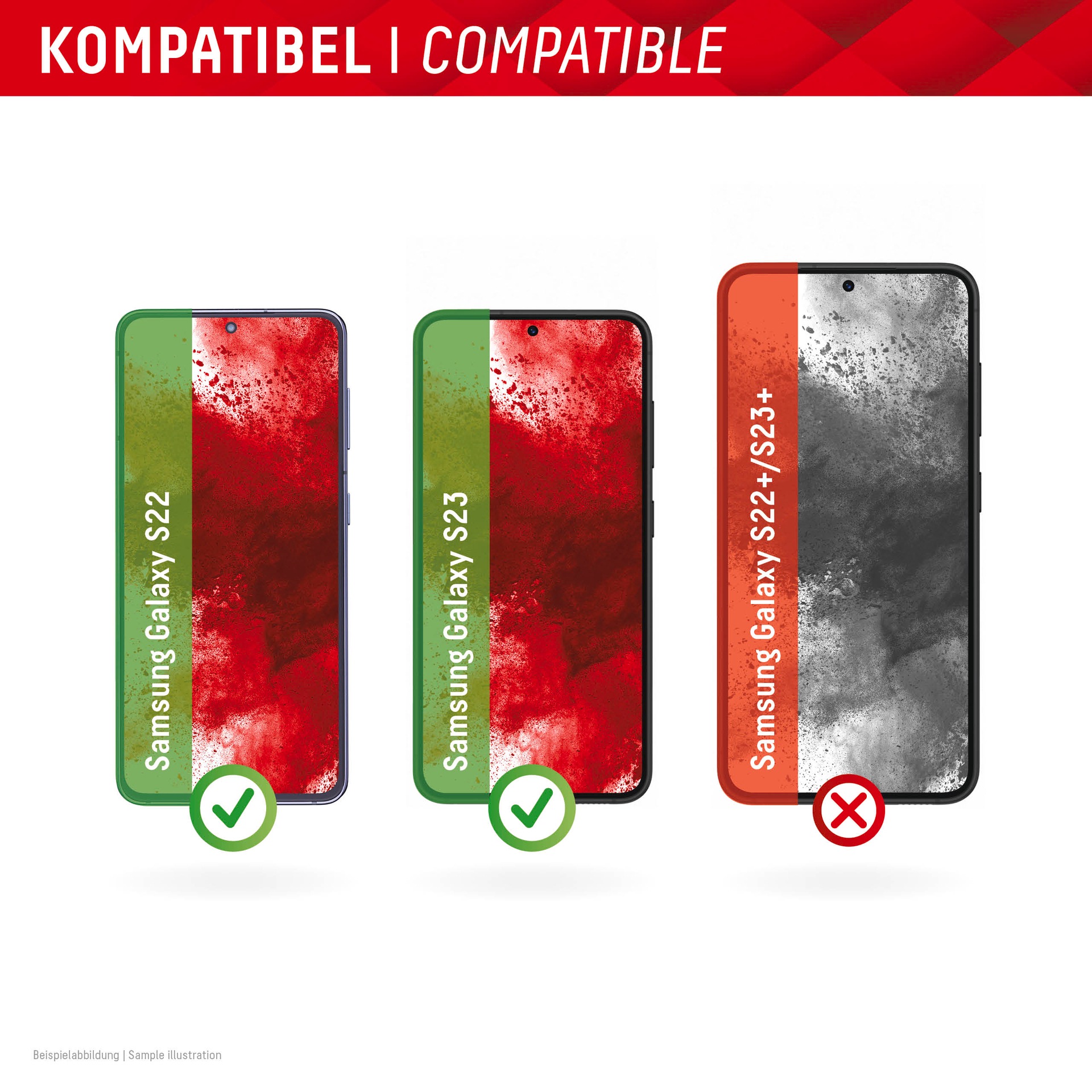 Displex Verre de protection d'écran »Real Glass Full Cover« Displayschutzfolie, Schutzfolie, Bildschirmschutz, kratz- & stossfest