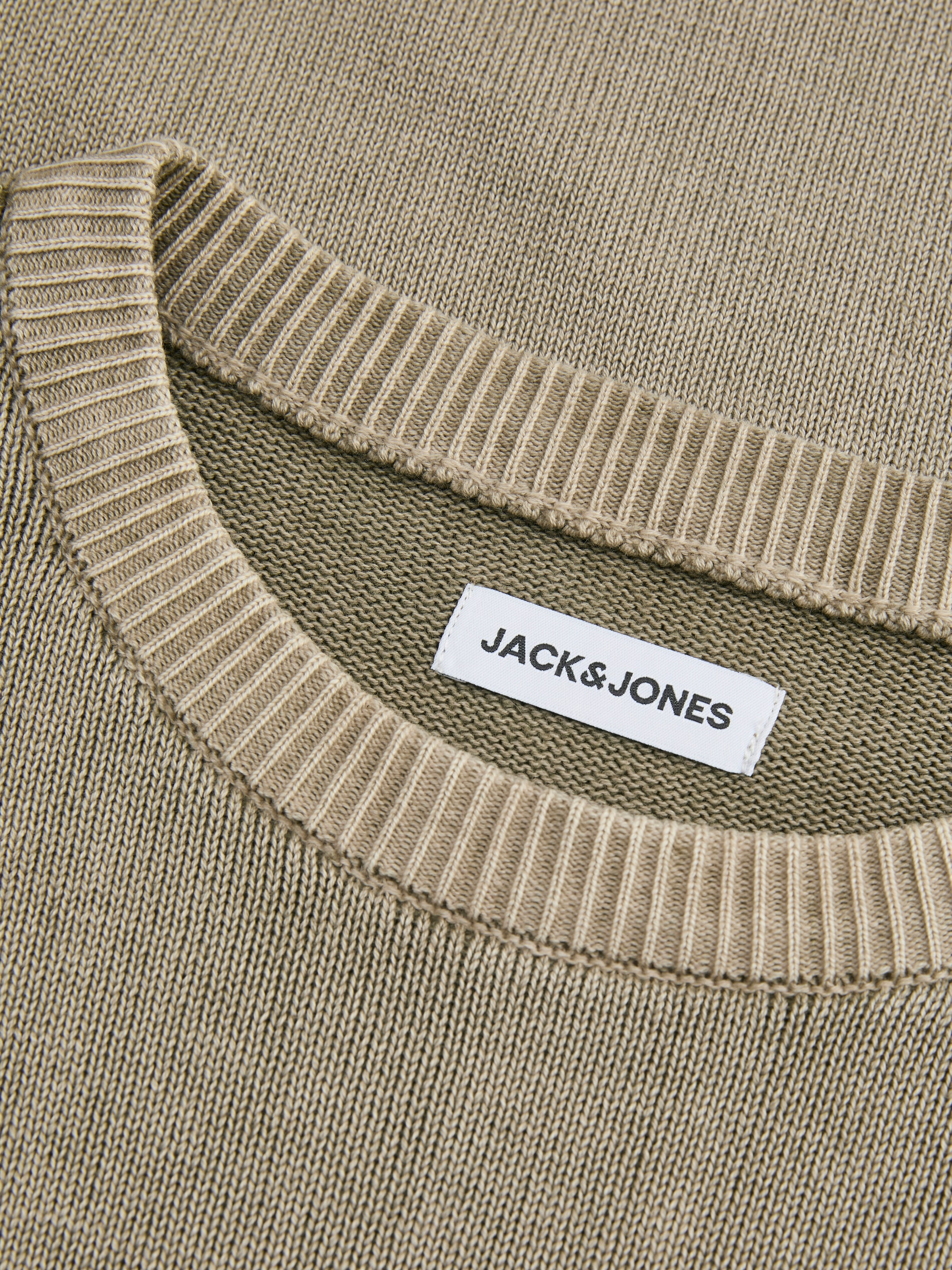 Jack & Jones Pull à col rond »JJECHARGE FADED KNIT CREW NECK NOOS«