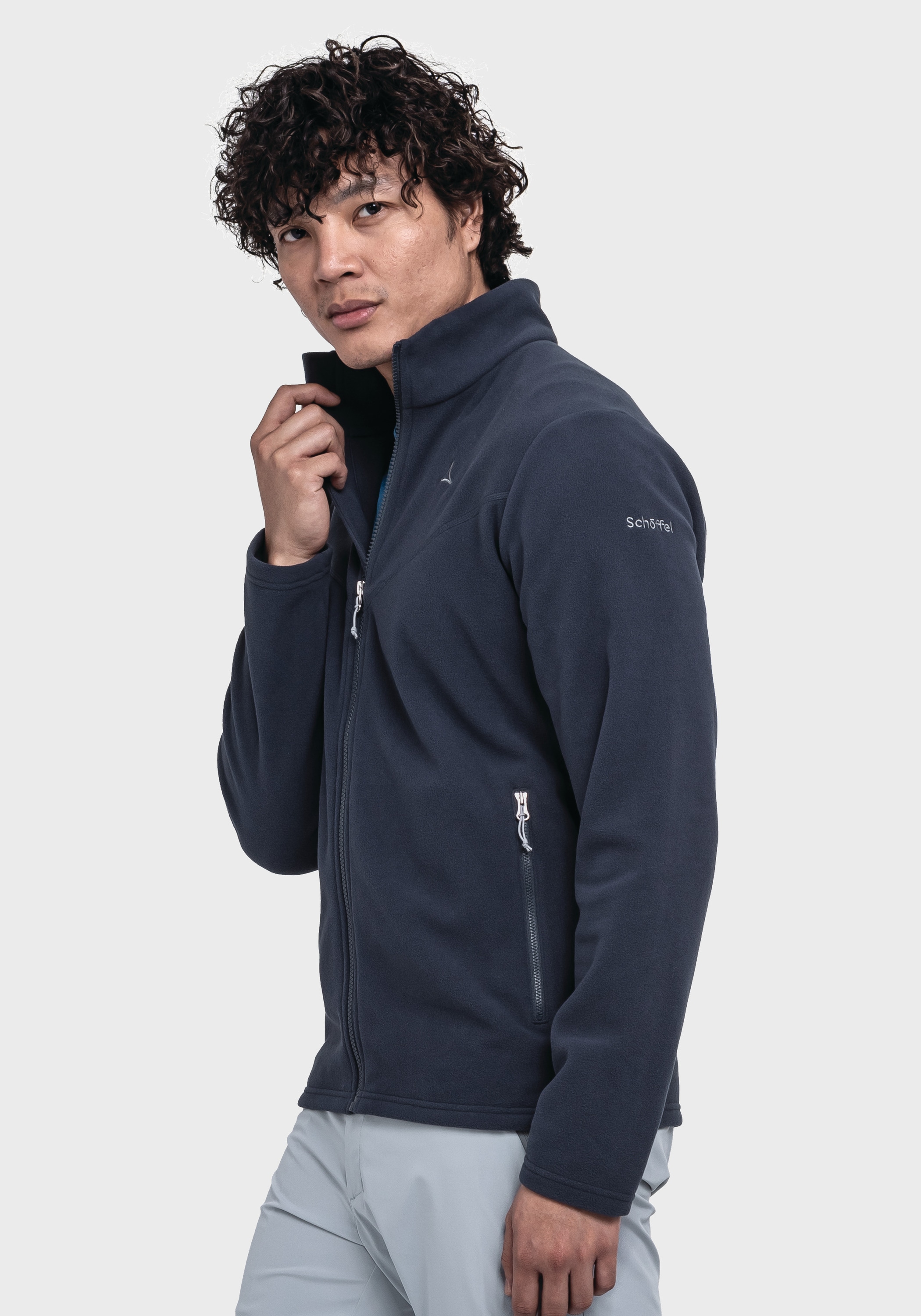 Schöffel Fleecejacke »Hiking Fleece Jk Style Qutang MNS«, ohne Kapuze
