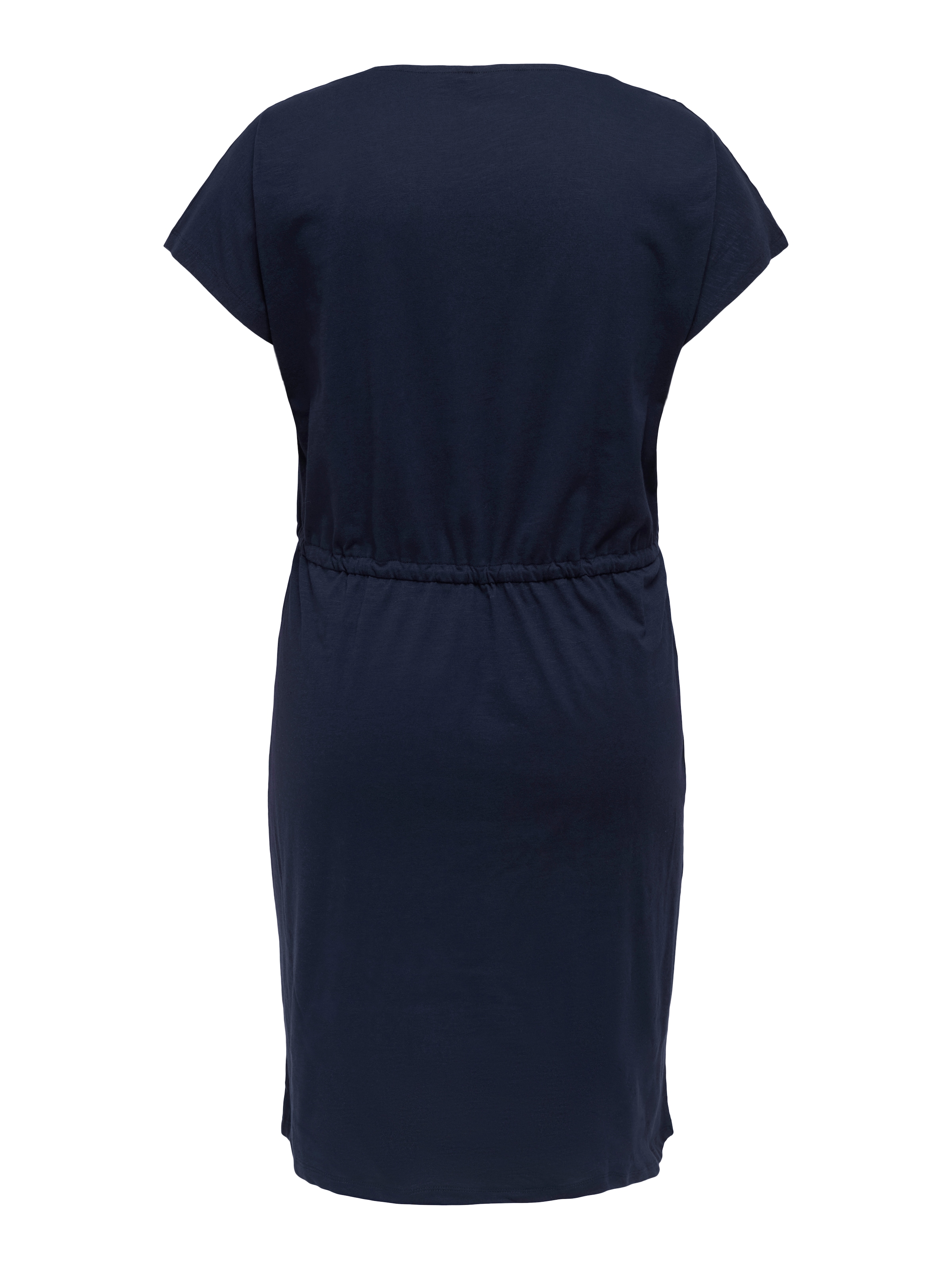 ONLY CARMAKOMA Jerseykleid »CARLILA S/L V-NECK KNEE DRESS JRS BS«
