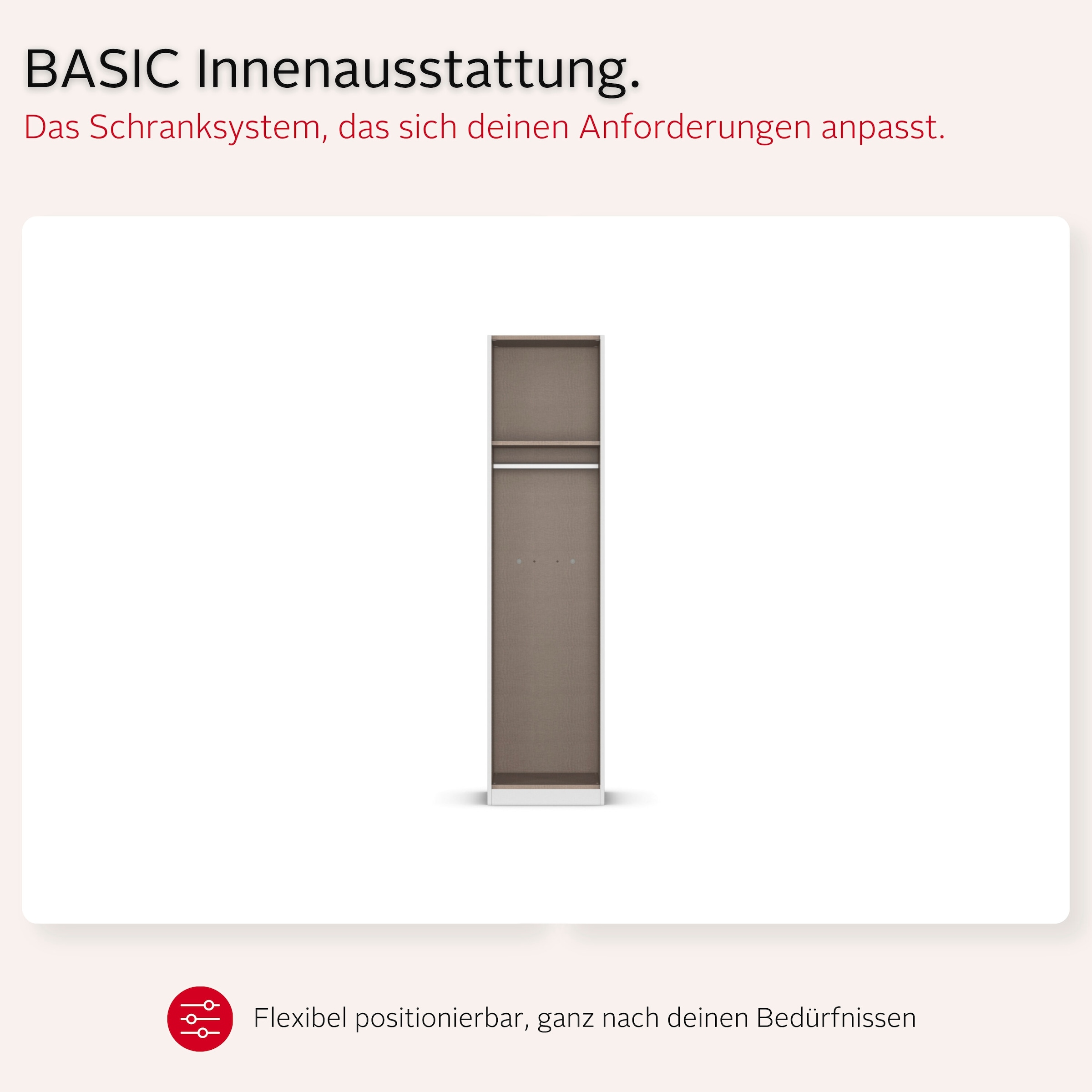 GOODproduct Kaminumbauschrank »Schrank Möbel Schlafzimmer Garderobe Kinderzimmer WELTNEUHEIT ZELLARA« PATENTIERTES SCHNELLMONTAGESYSTEM Griff Goldfarben MADE IN GERMANY