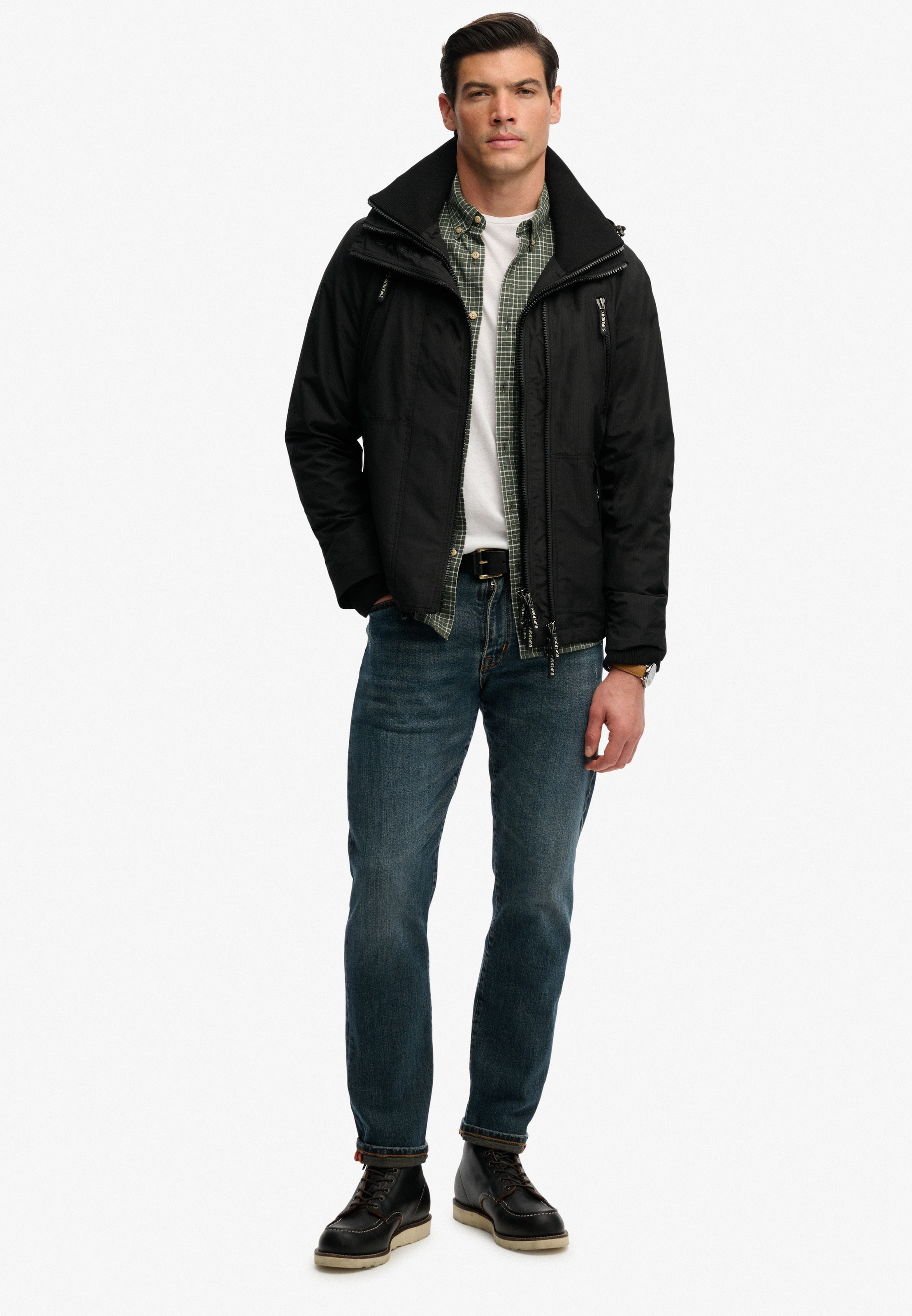 Superdry Windbreaker »HOODED MTN WINDBREAKER JACKET« mit Kapuze
