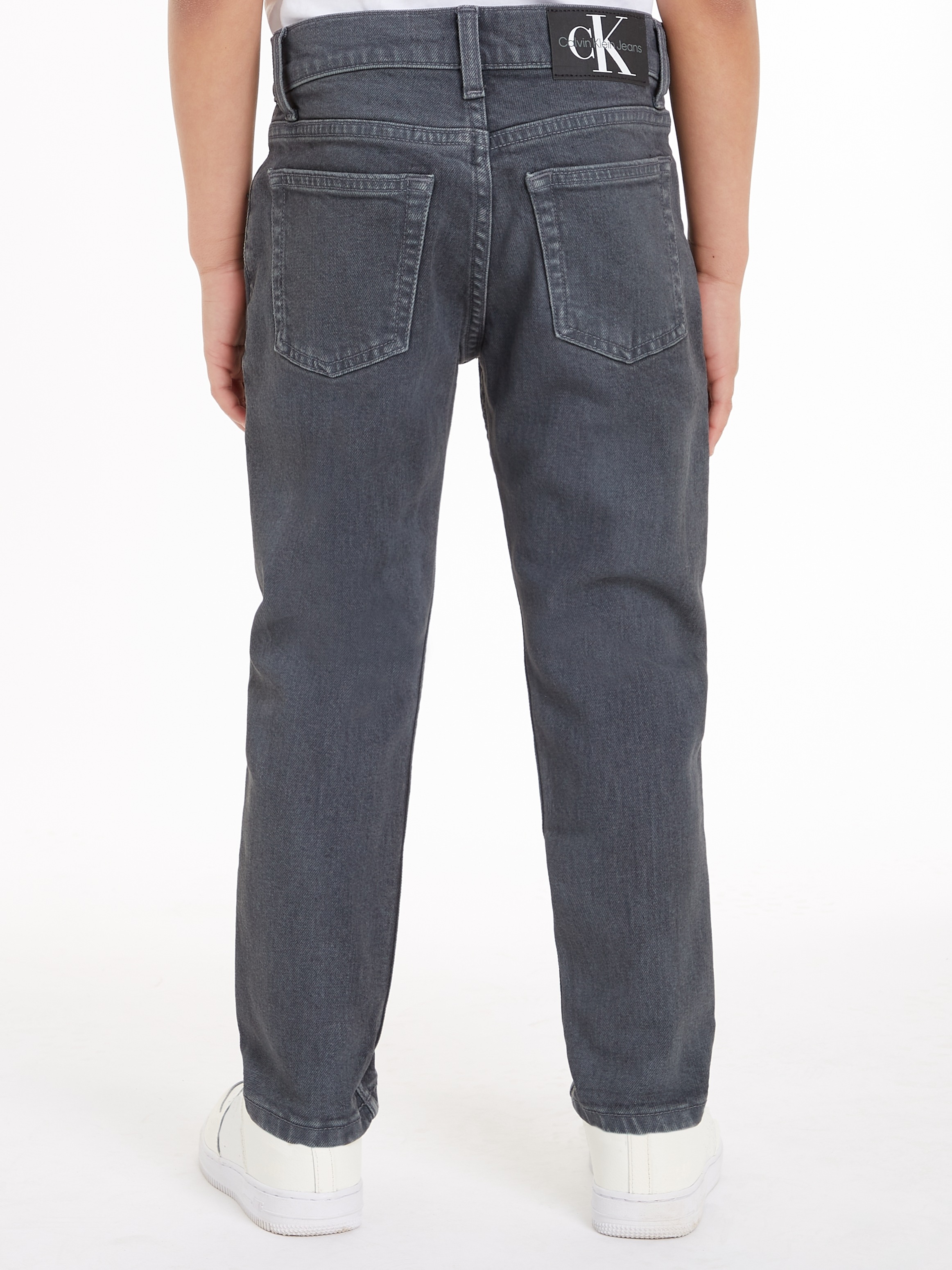 Calvin Klein Jeans Stretch-Jeans »DAD GREY DARK OVERDYED«, für Jungen bis 16 Jahre