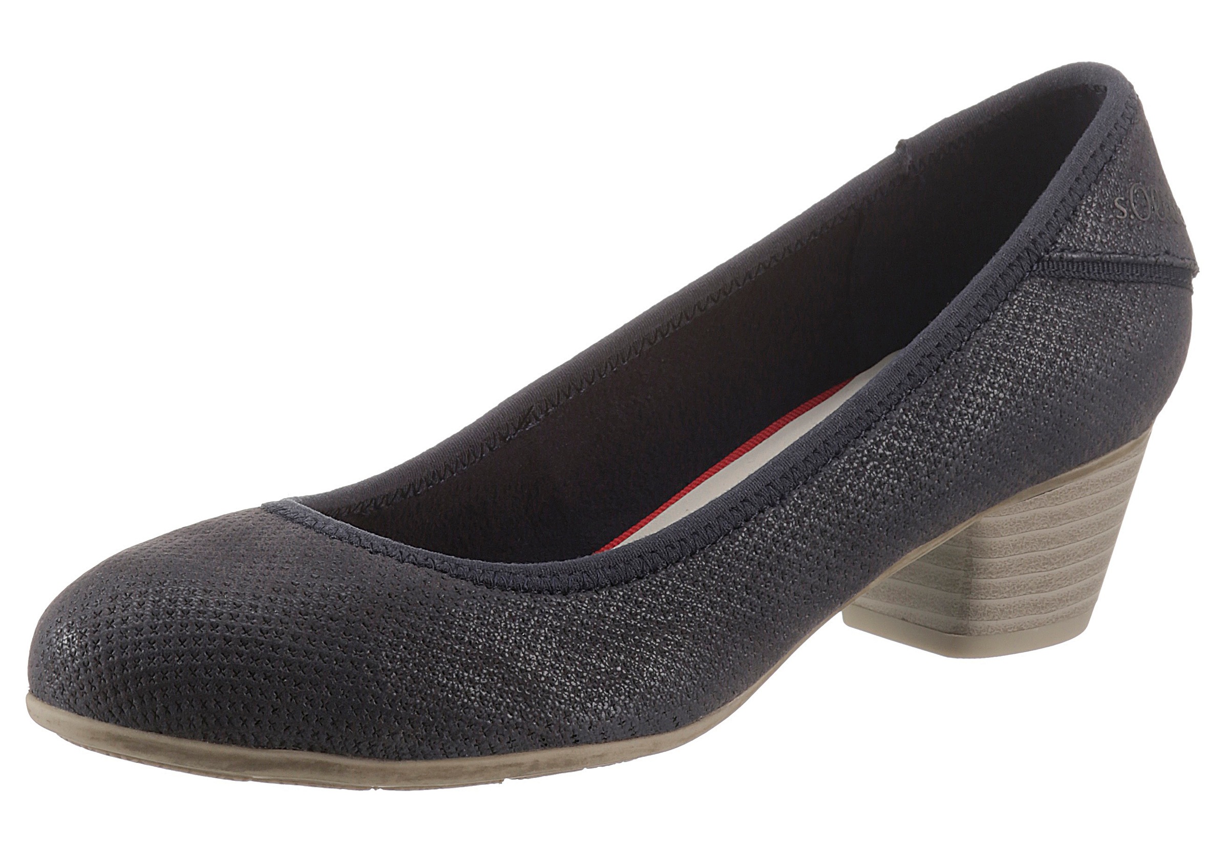 Image of s.Oliver Pumps, mit Logostickerei an der Ferse bei Ackermann Versand Schweiz