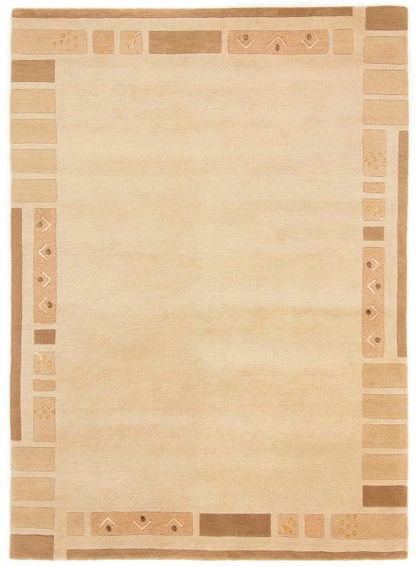 Image of carpetfine Wollteppich »Nepal Jaipur«, rechteckig, 20 mm Höhe, reine Wolle, handgeknüpft, Wohnzimmer bei Ackermann Versand Schweiz