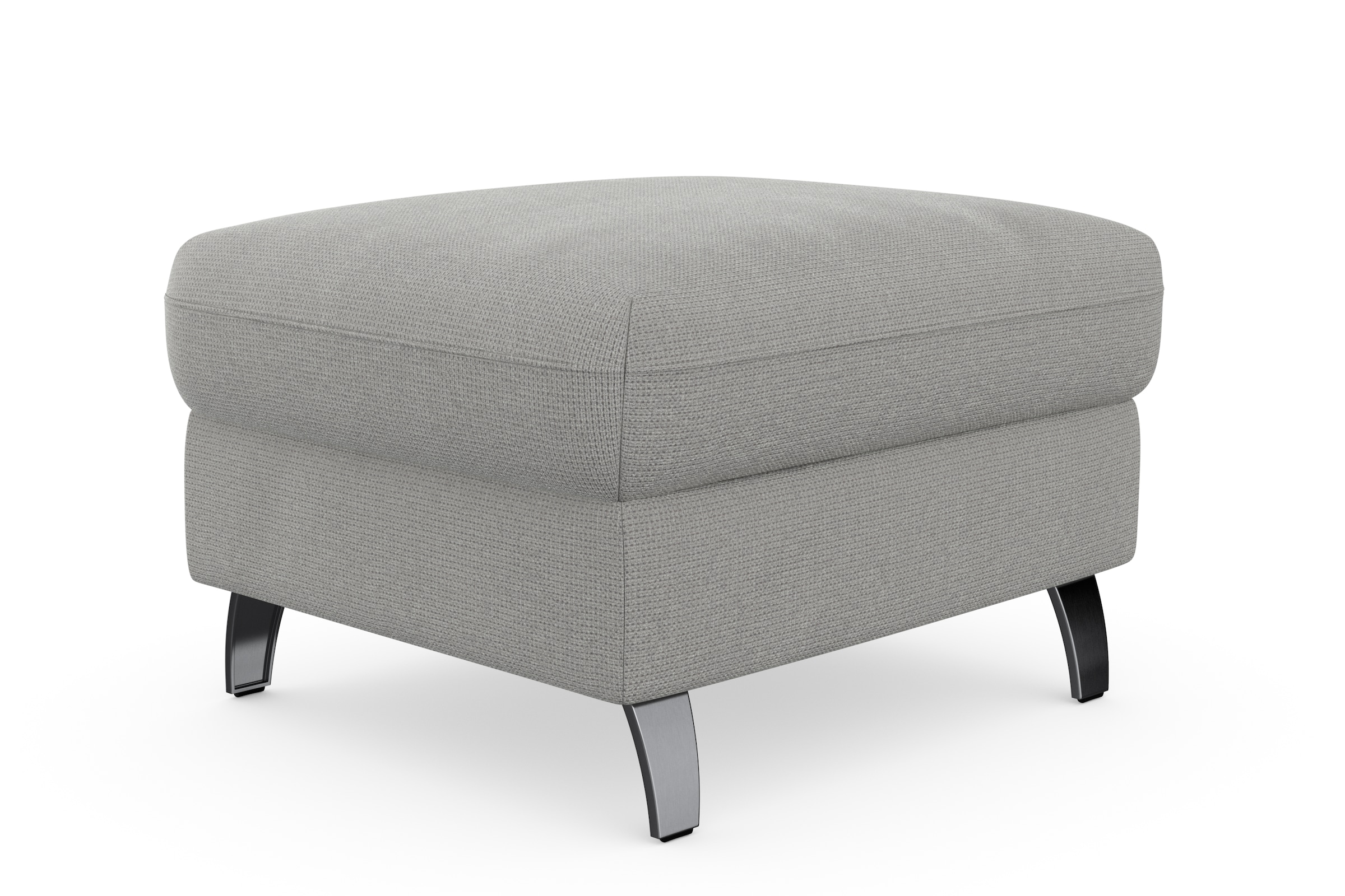 sit&more Stauraumhocker »Grenoble«, mit Stauraum und satinierten Füssen