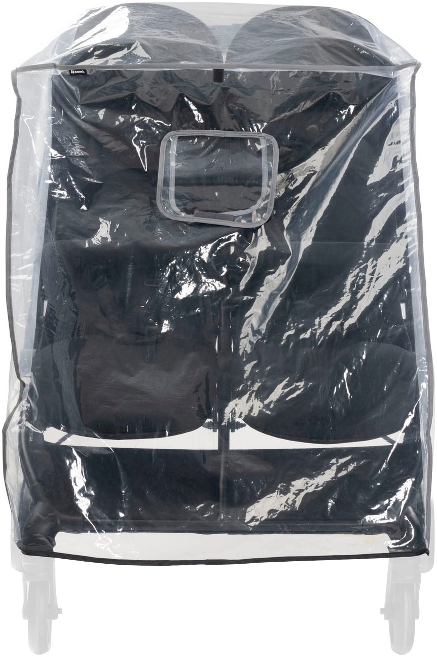 Hauck Kinderwagen-Regenschutzhülle »Pushchair Raincover Duo« für Geschwisterwagen