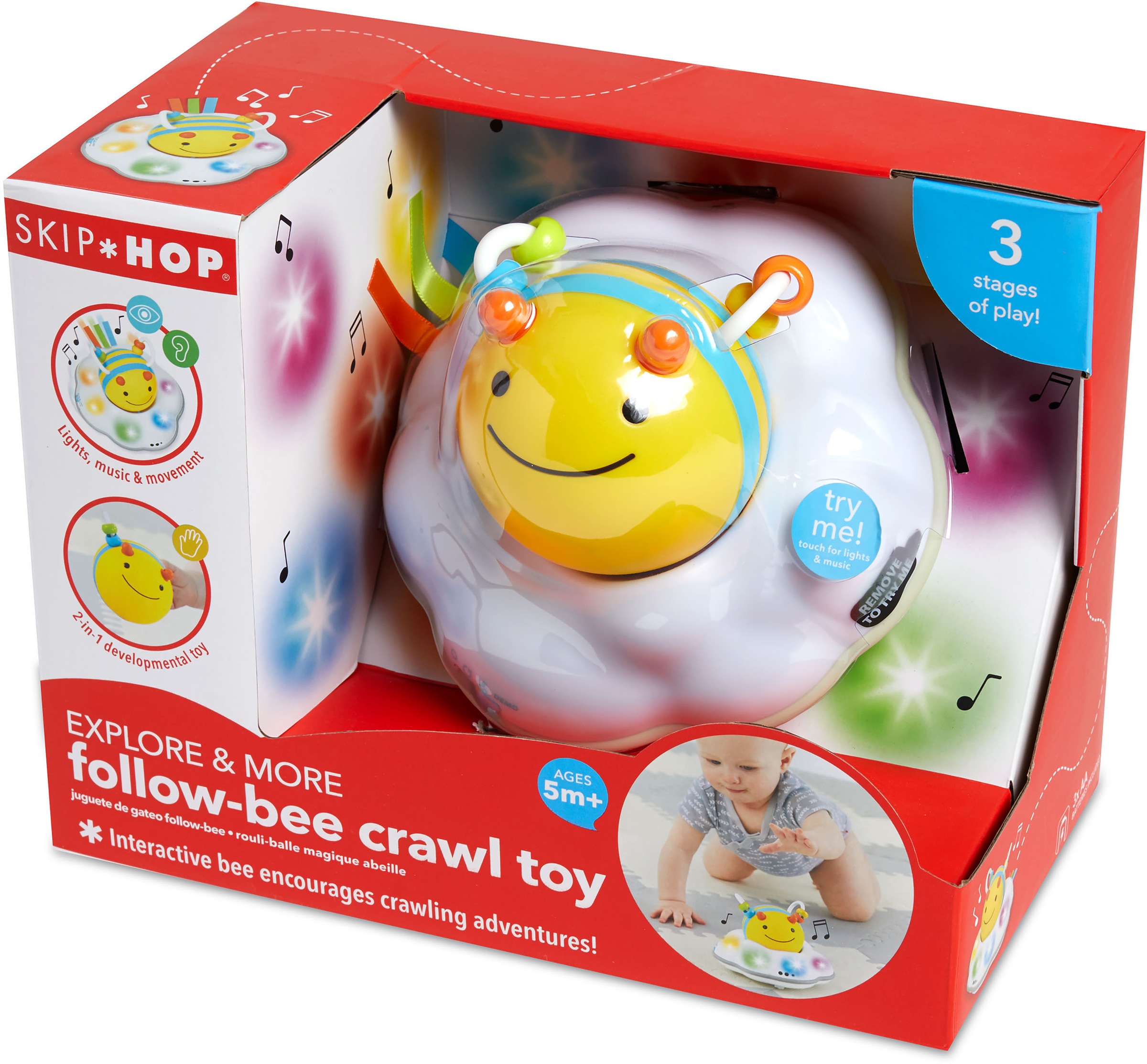 Skip Hop Lernspielzeug »Explore & More Krabbelspielzeug Biene«