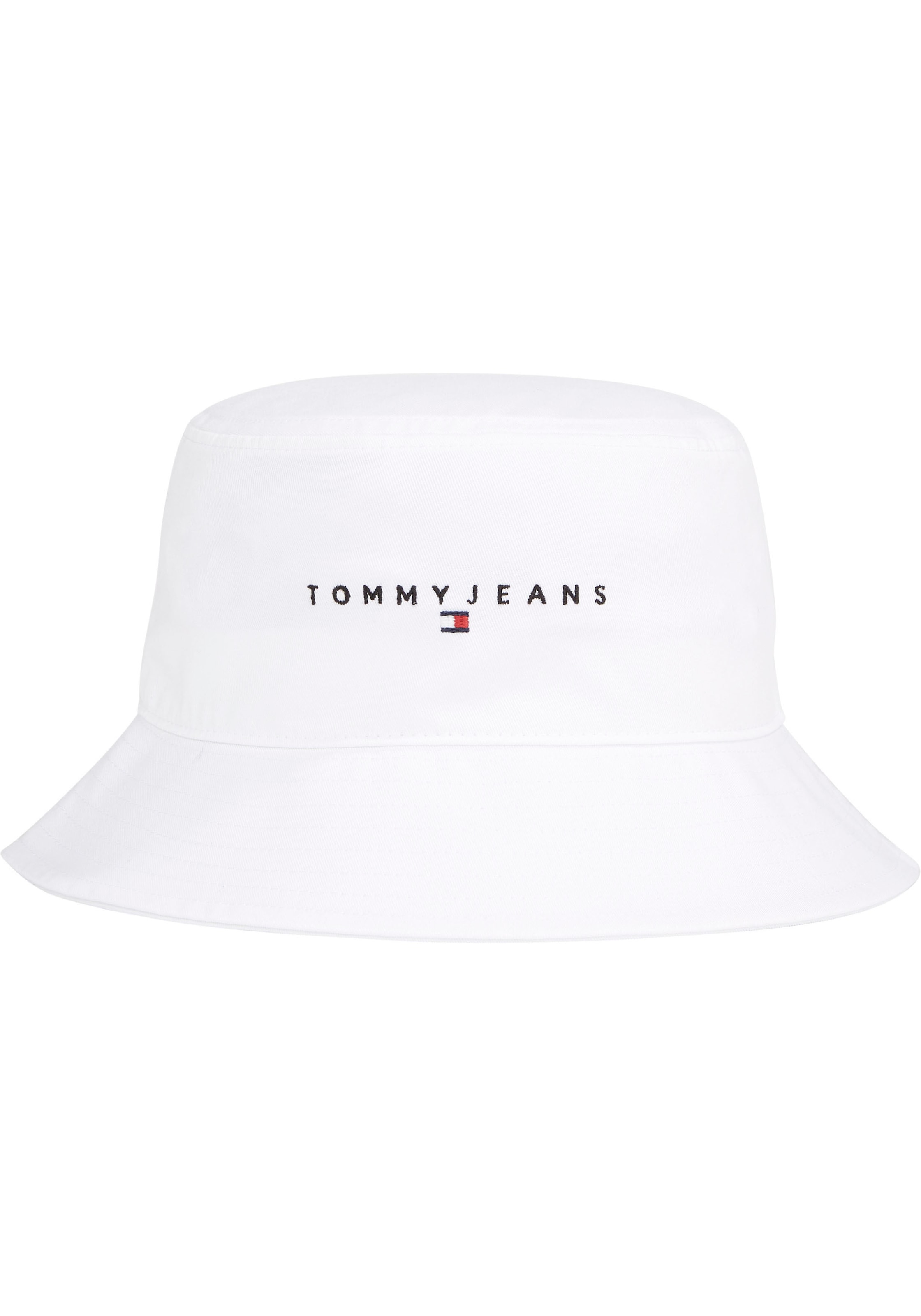 Tommy Jeans Fischerhut »TJM LINEAR LOGO BUCKET HAT«, mit gesticktem Logoschriftzug