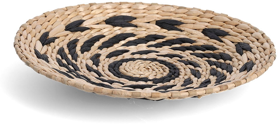 Zeller Present Dekoschale Ø 30 cm, Papiergeflecht