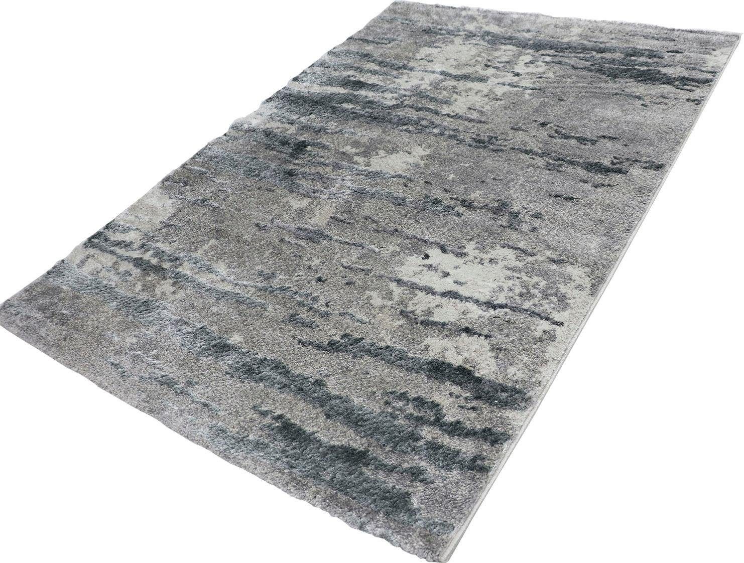 Image of RESITAL The Voice of Carpet Teppich »Safir 8012«, rechteckig, 16 mm Höhe, Kurzflor, gewebt, Hoch-Tief-Struktur, ideal im Wohnzimmer & Schlafzimmer bei Ackermann Versand Schweiz