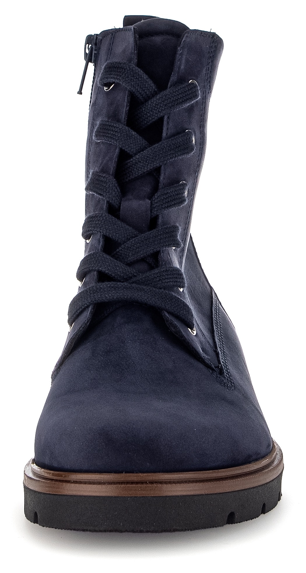 Gabor Schnürboots, Blockabsatz, Schnürstiefelette, praktischer Innenreissverschluss