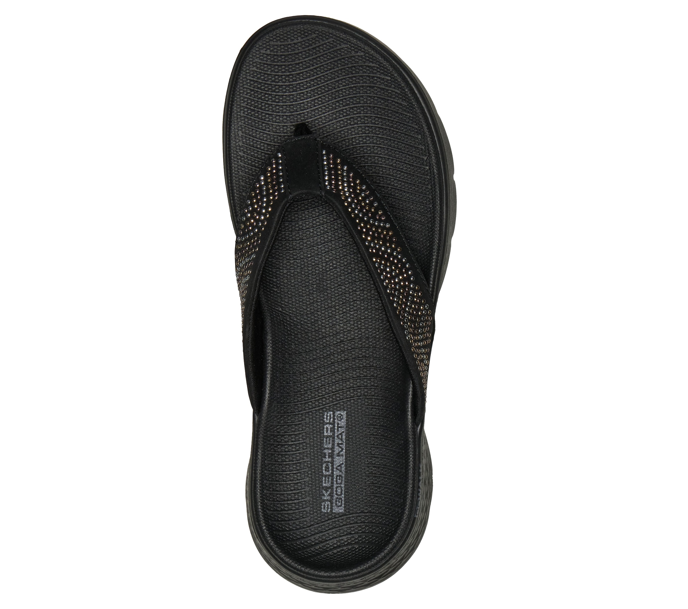 Skechers Zehentrenner »GO WALK FLEX SANDAL«  Sommerschuh, Badeschuh, Strandschuh mit Nietenverzierung