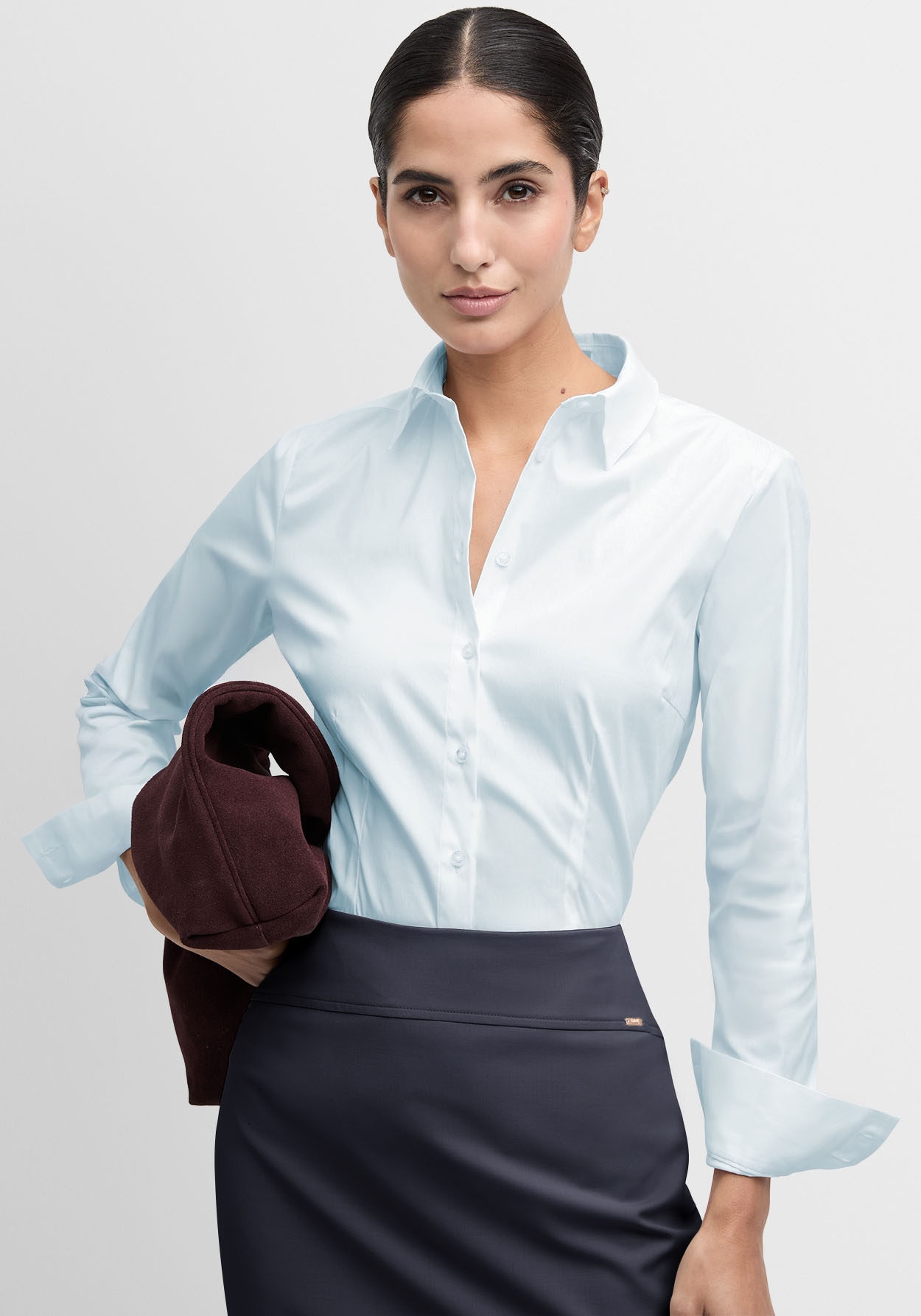 Image of Cinque Hemdbluse "CIBRAVO" Mit Markenlabelplättchen am Saum