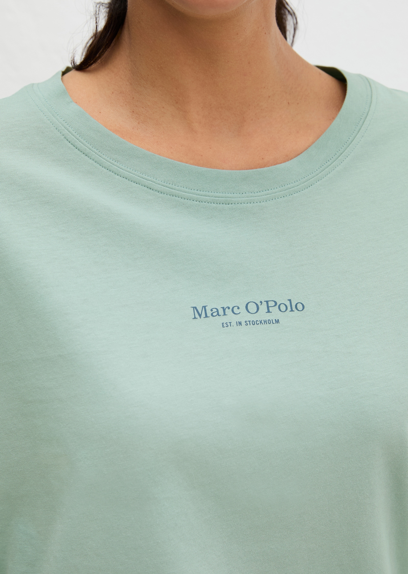 Marc O'Polo Haut de pyjama »Mix N Match Cotton« mit Rundhalsausschnitt, kurzen Ärmeln