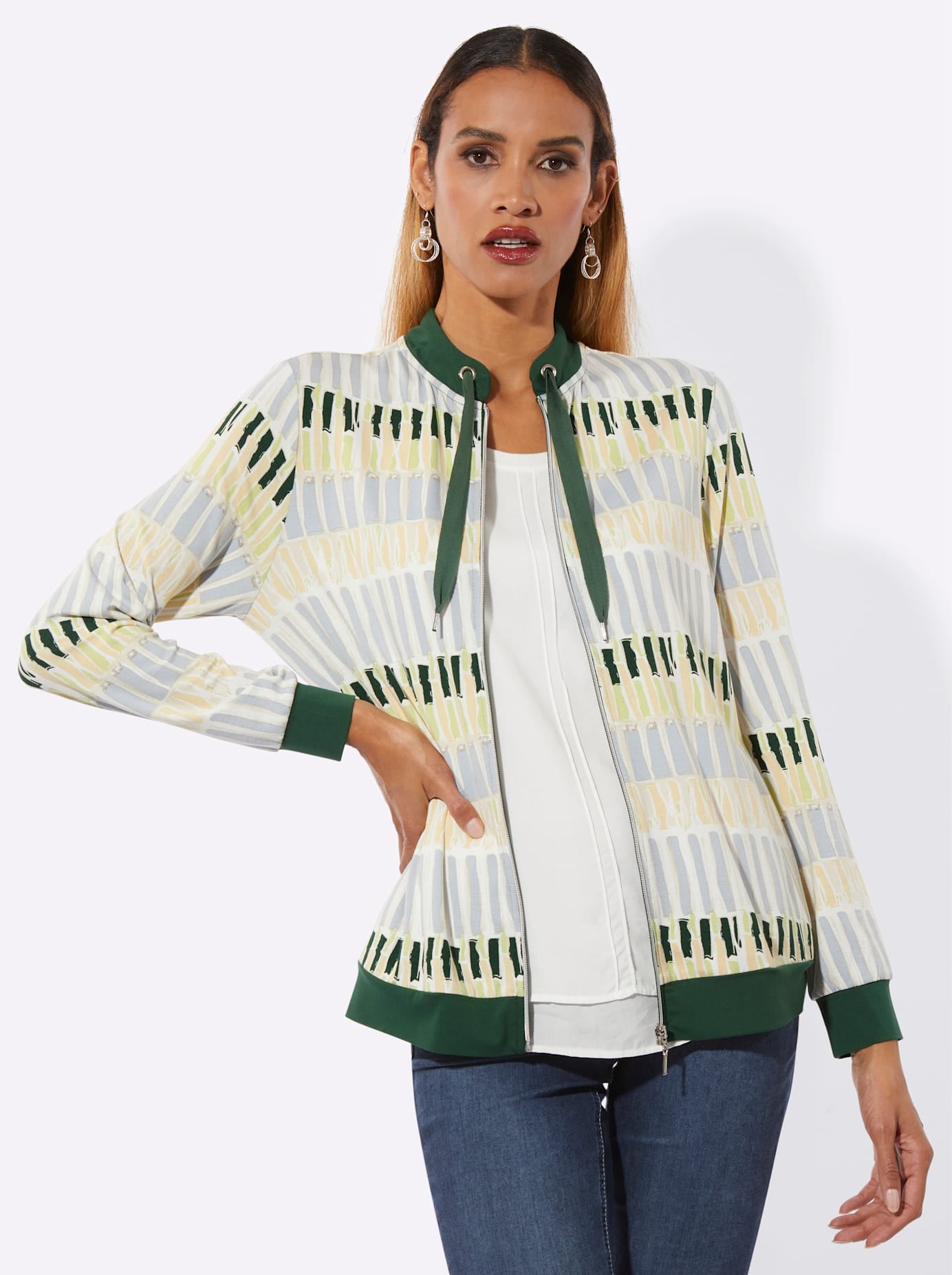 creation L Veste chemise »Shirtjacke« 1 pièces