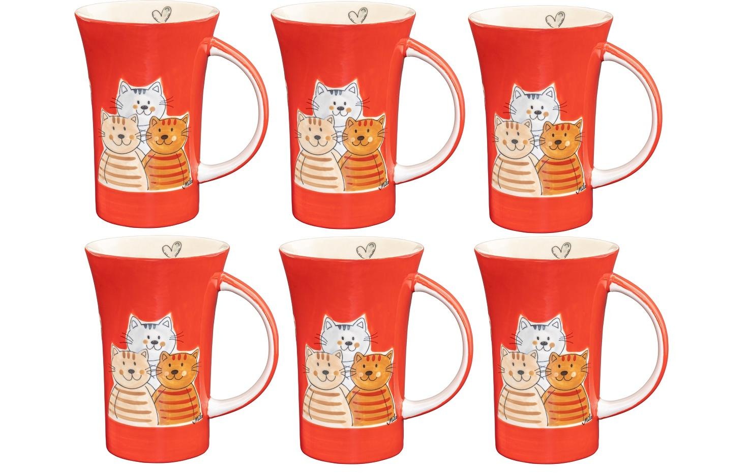 Image of Mila Thermotasse »Cuddly Cats 500 ml«, (6 tlg.) bei Ackermann Versand Schweiz