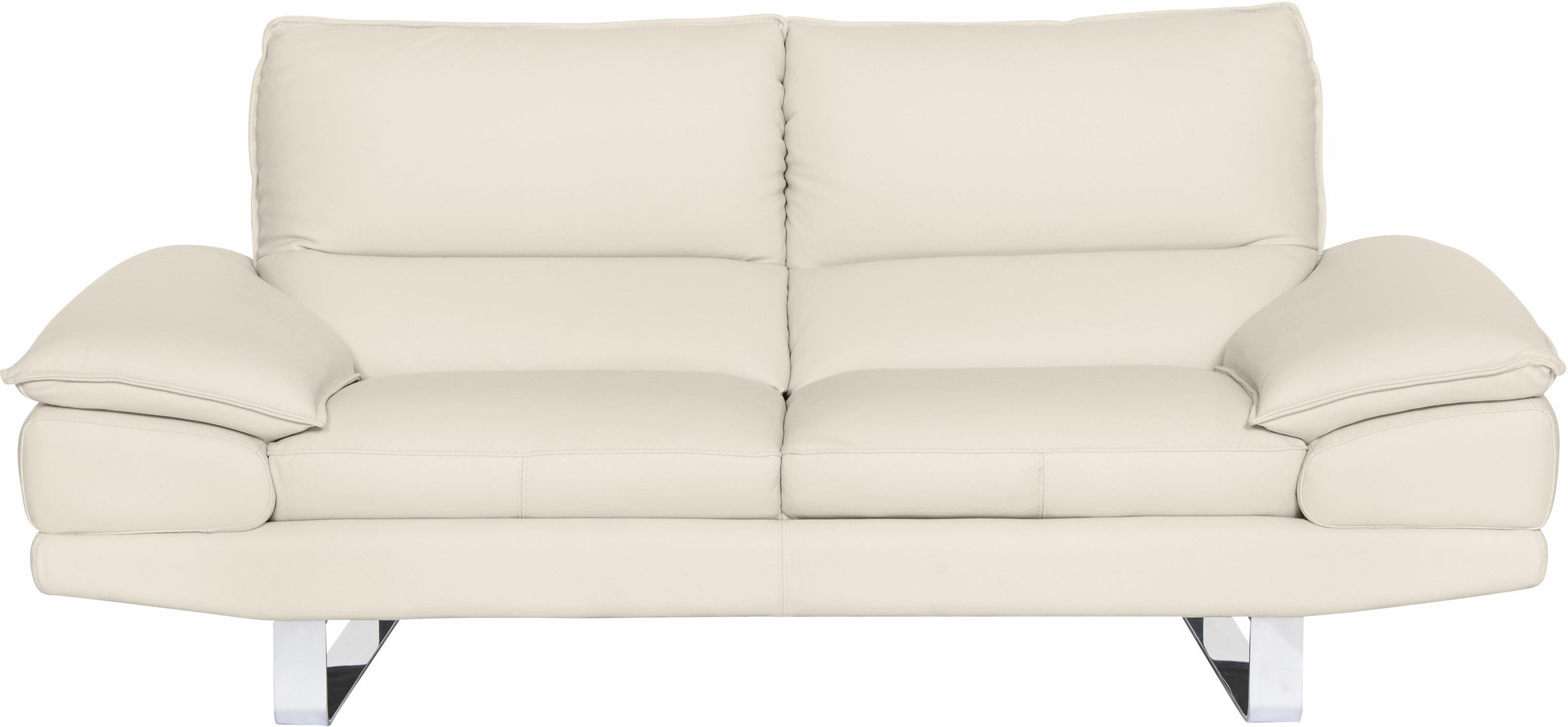 CALIA ITALIA 2,5-places »Dave, Sitzkomfort der Extraklasse, extra bequeme Armlehnen« mit Kufenfuss, in zwei Lederqualitäten