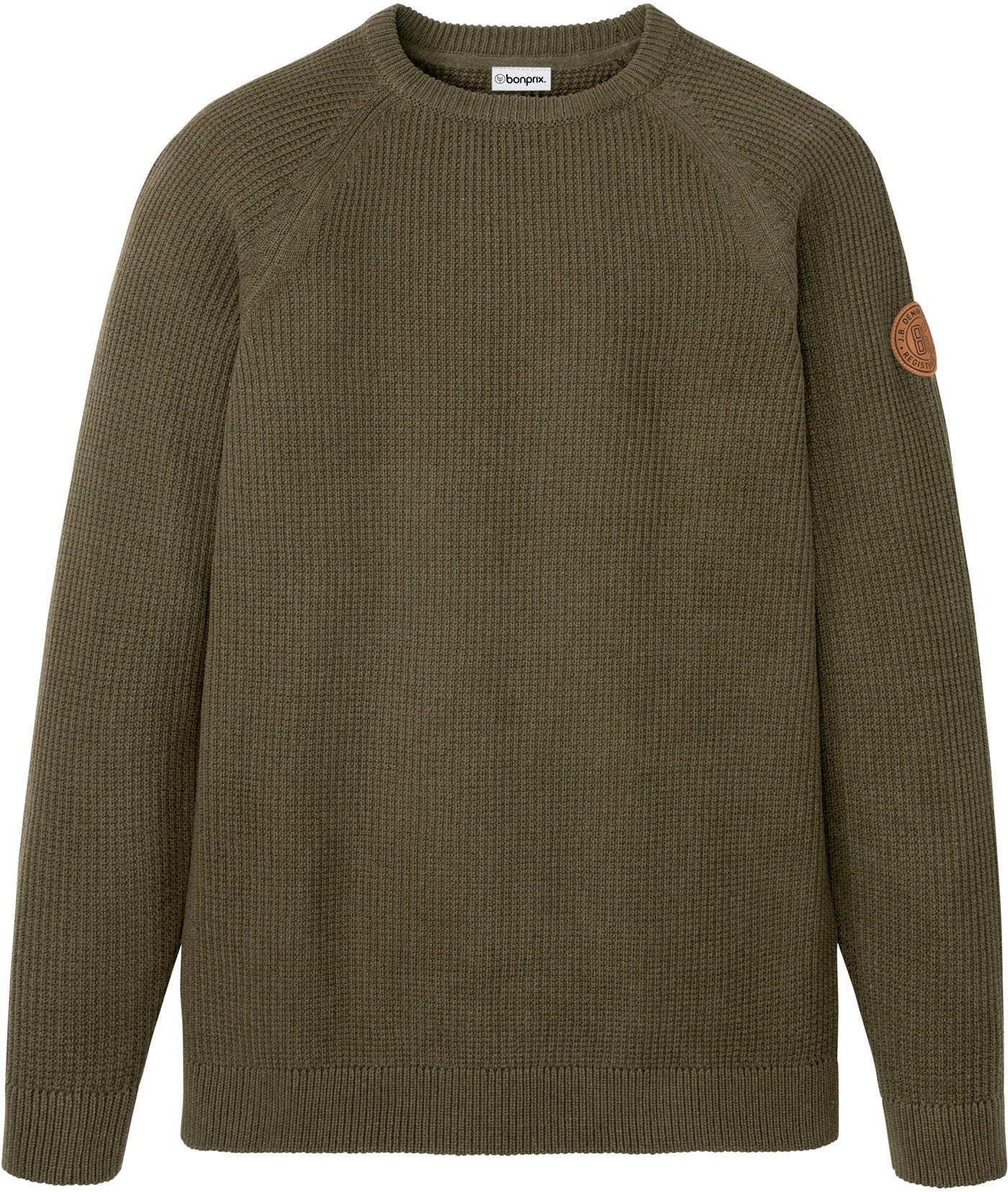 bonprix Pull en tricot tolle Baumwollmischung, mit Rundhalsausschnitt, Regular Fit