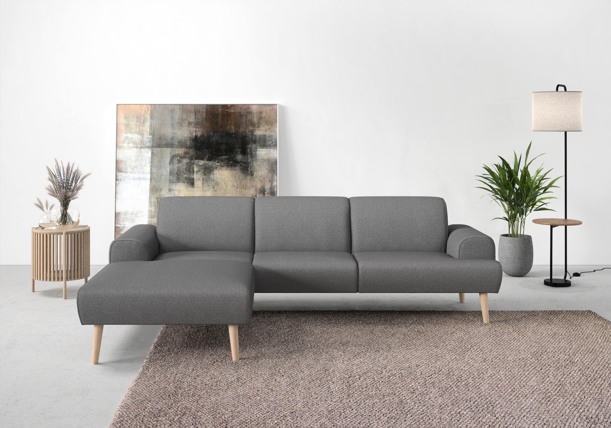 andas Ecksofa »Swift L-Form«, Federkern-Polsterung, B/T/H: 292/83/176 cm