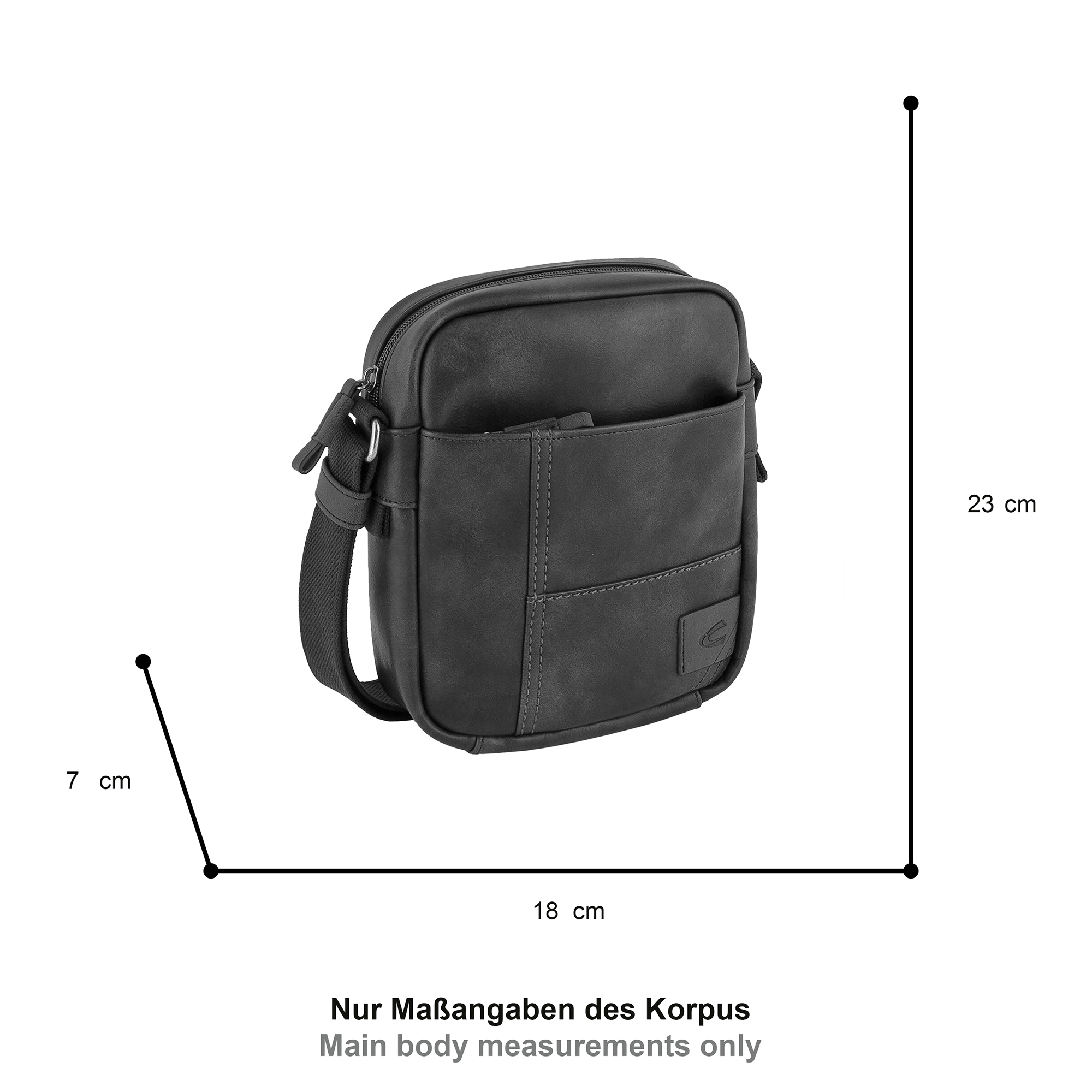 camel active Sac à bandoulière »Laos« praktisch funktionaler Alltagsbegleiter mit vielen sportlichen Details