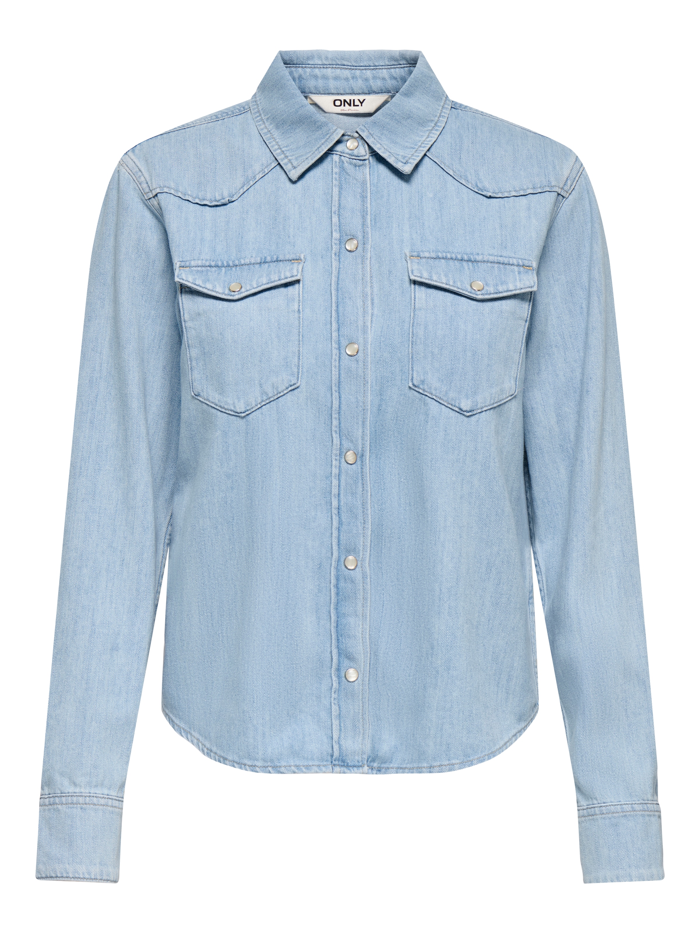ONLY Jeansbluse »ONLCHARLIZE LS DNM SHIRT AKM NOOS« mit Brusttaschen