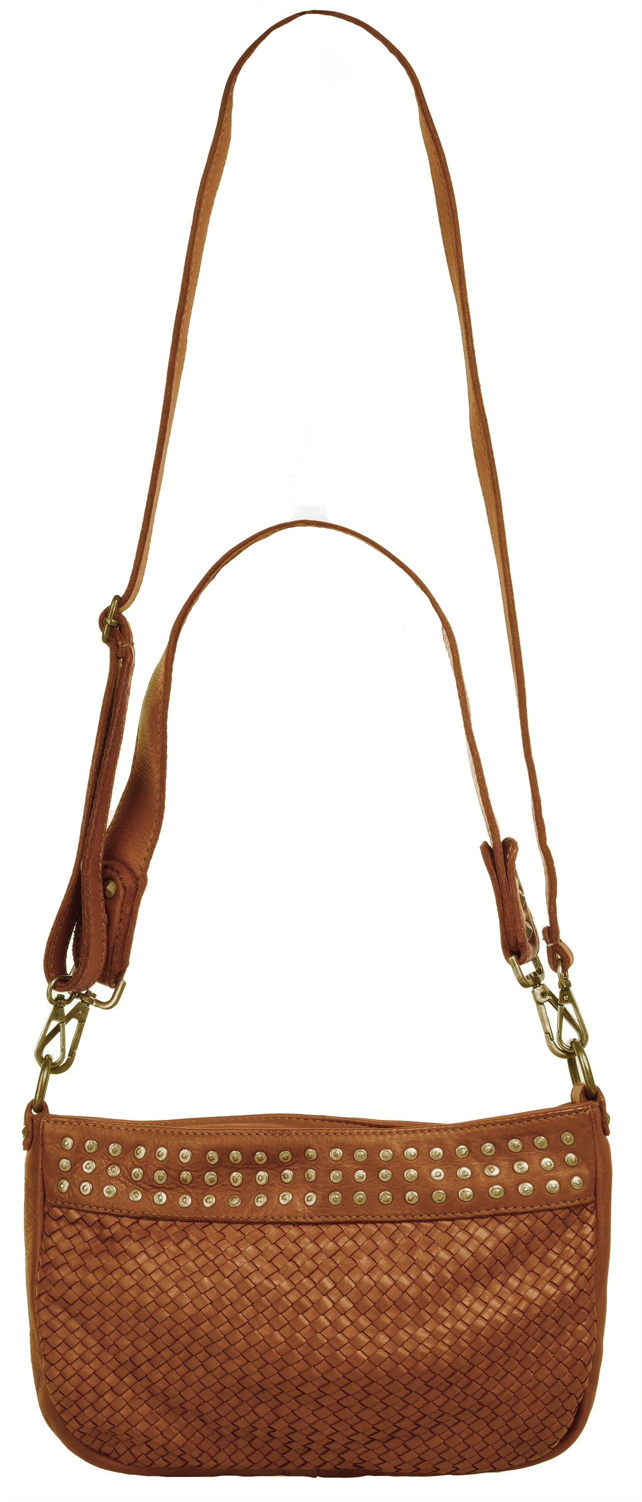 Samantha Look Sac à bandoulière echt Leder, Made in Italy