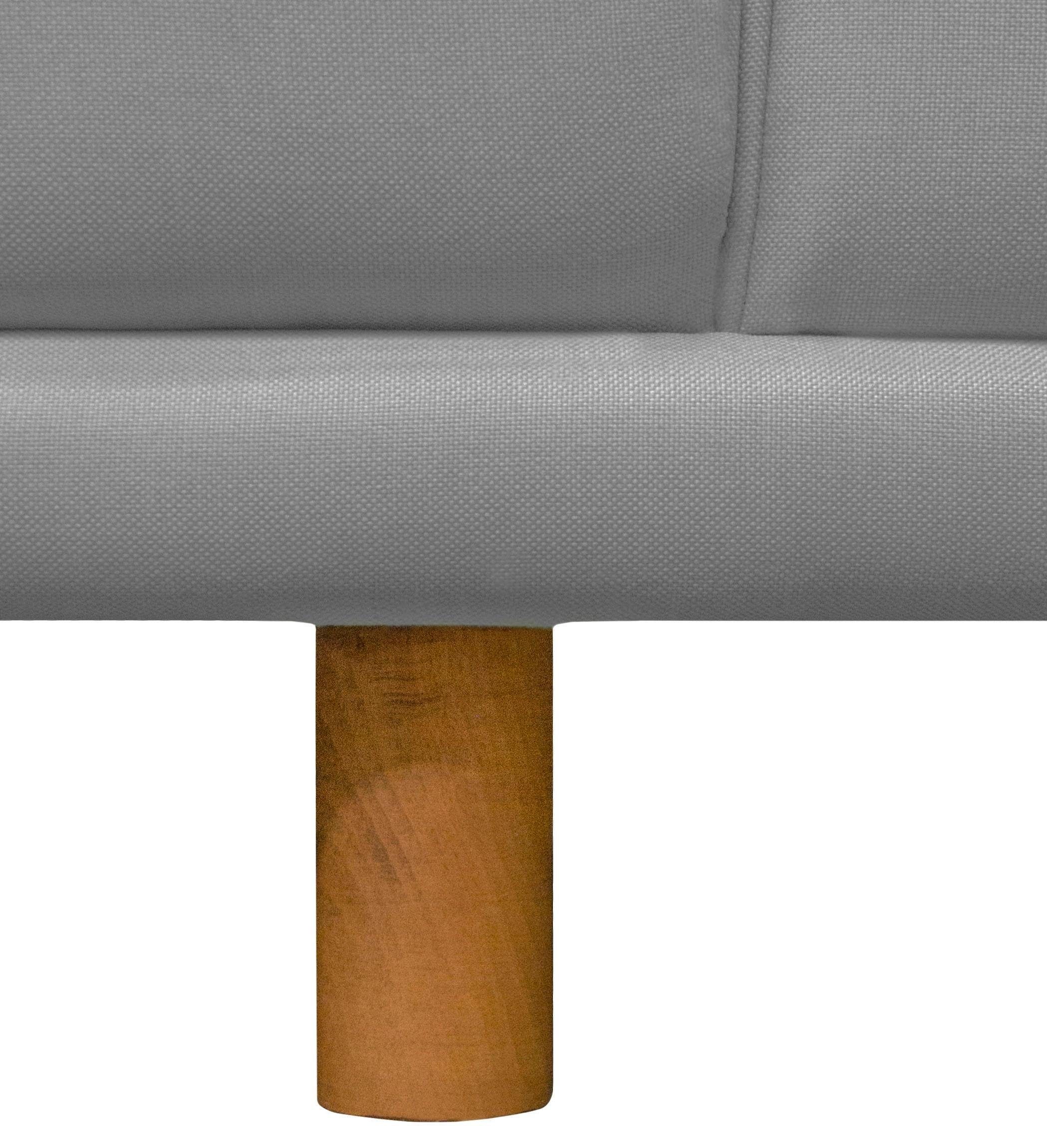 GOODproduct Ecksofa »Maroon L-Form« in skandinavischem Design, mit losen Kissen