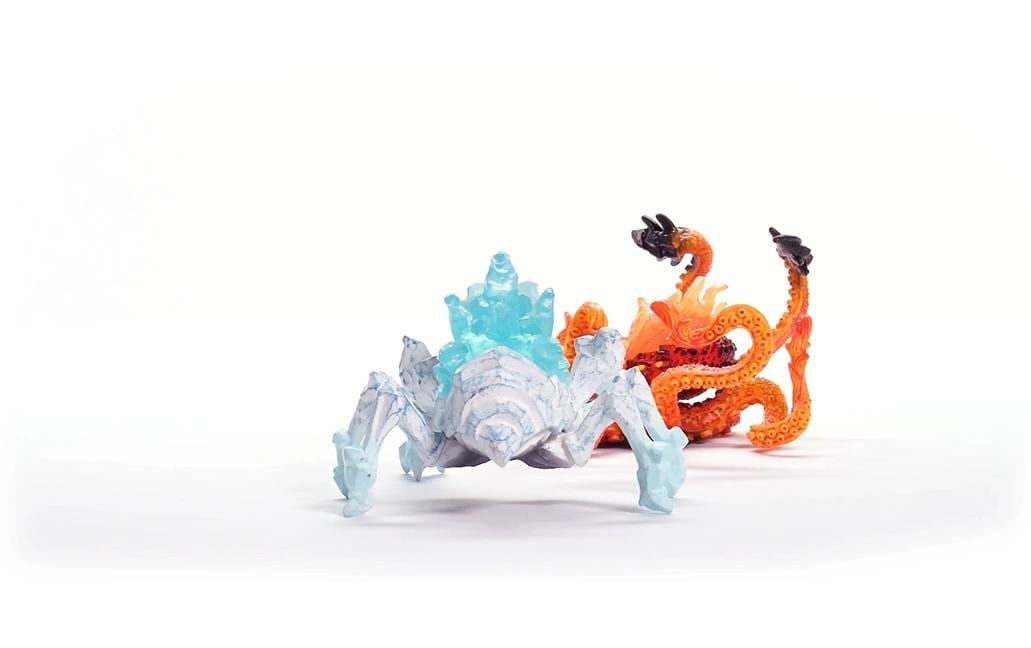 Schleich® Personnage de jeu »Eiskäfer vs. Feuerkrake«