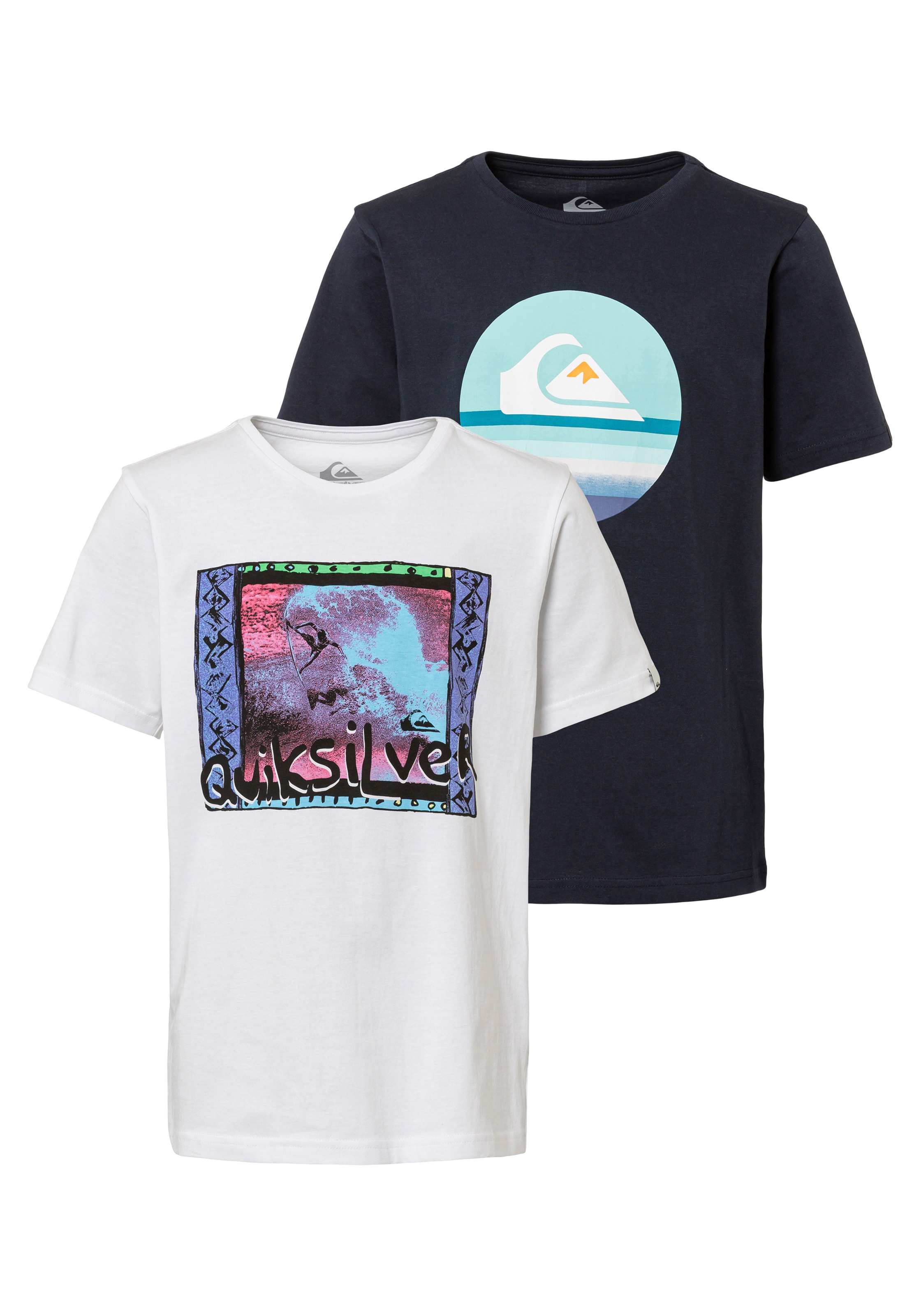Image of Quiksilver T-Shirt »FUTURE LIGHT FLAXTON PACK YOUTH«, (Packung, 2er-Pack) bei Ackermann Versand Schweiz