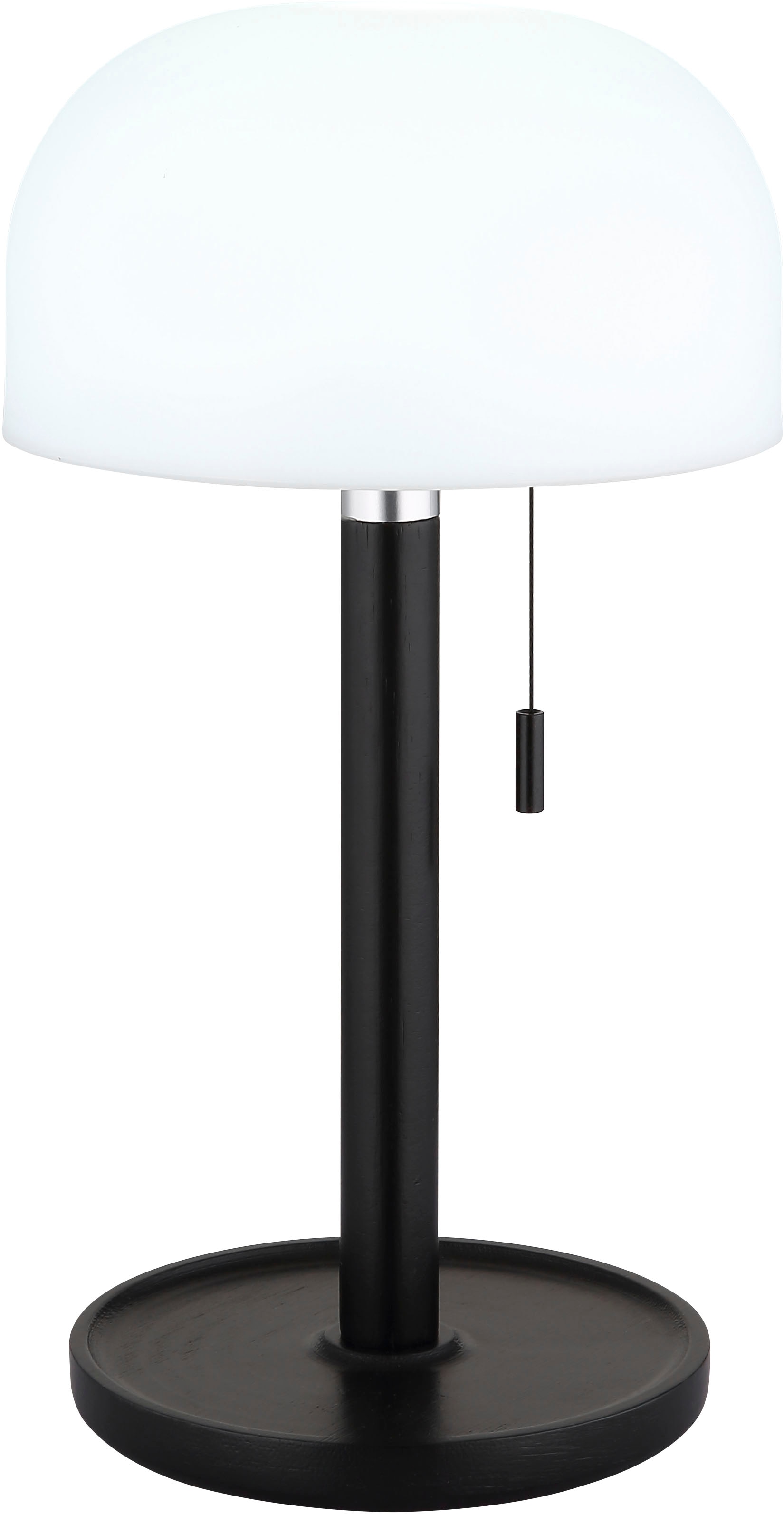 GLOBO LIGHTING Lampe de table LED »NORMAN« Module LED 1 cuis blanc chaud - blanc froid lampe de table à batterie aussi pour l'extérieur, interrupteur à tirette, lampe à batterie