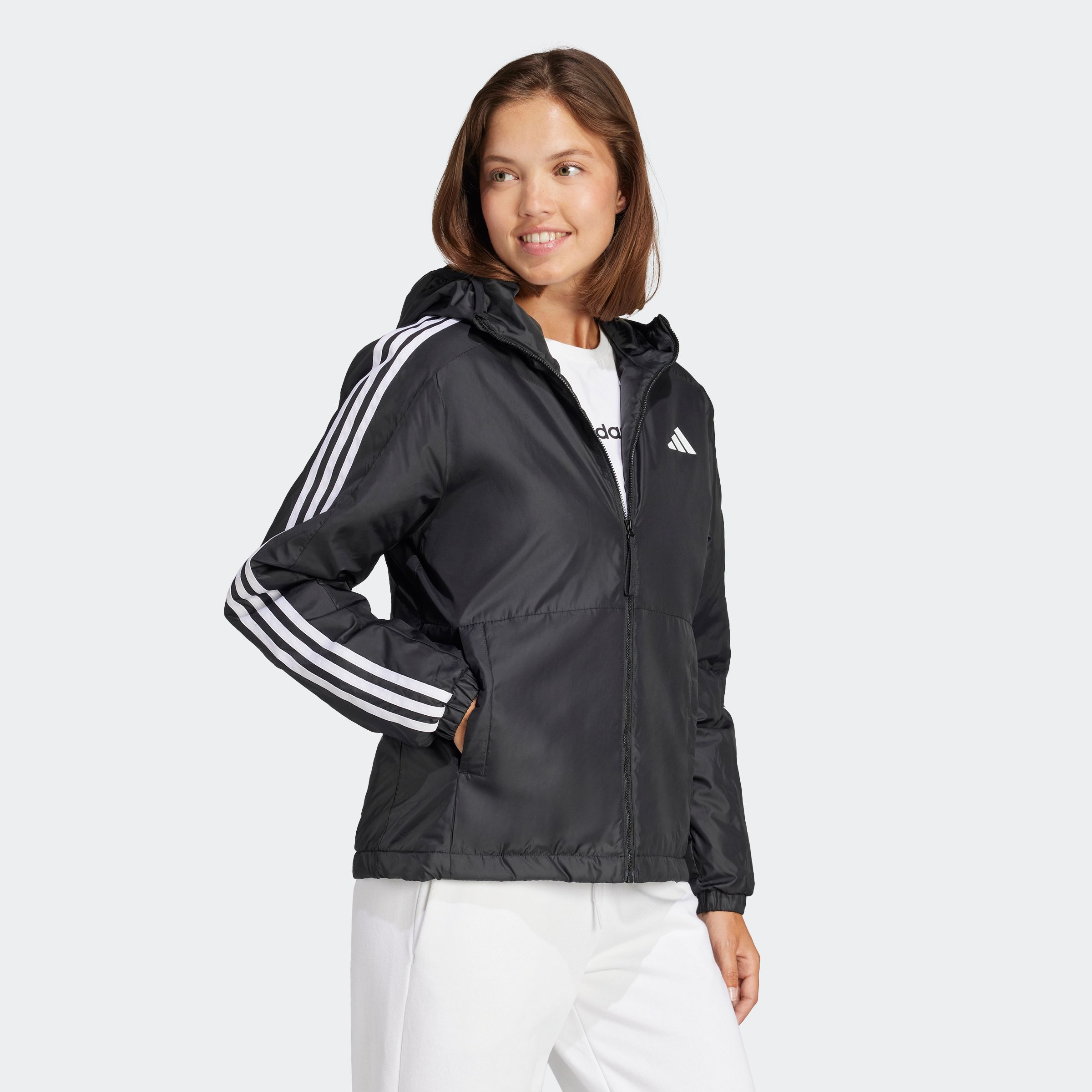 adidas Sportswear Outdoorjacke »W ESS 3S IN H J«