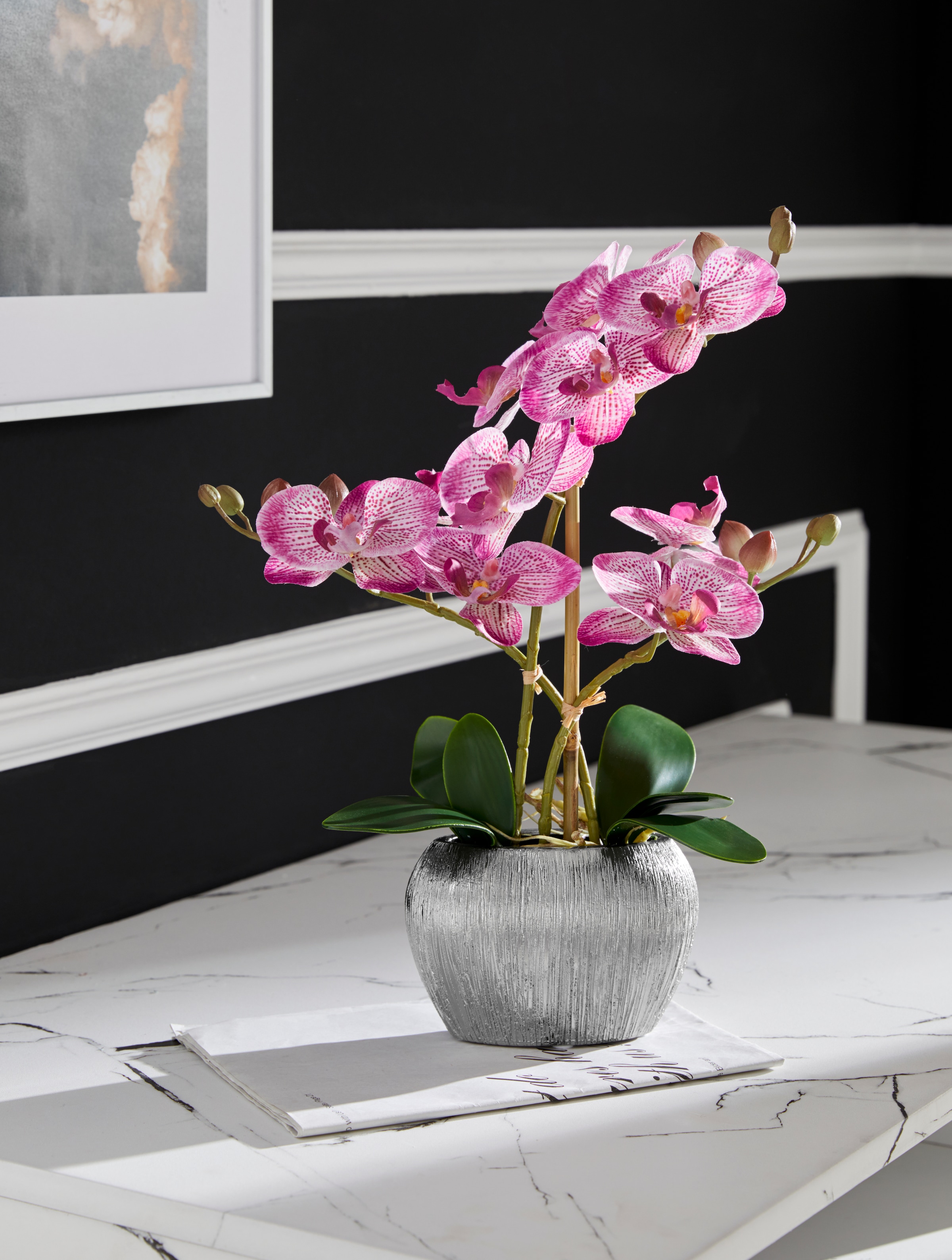 Home affaire Kunstpflanze »Orchidee«, Kunstorchidee, im Topf