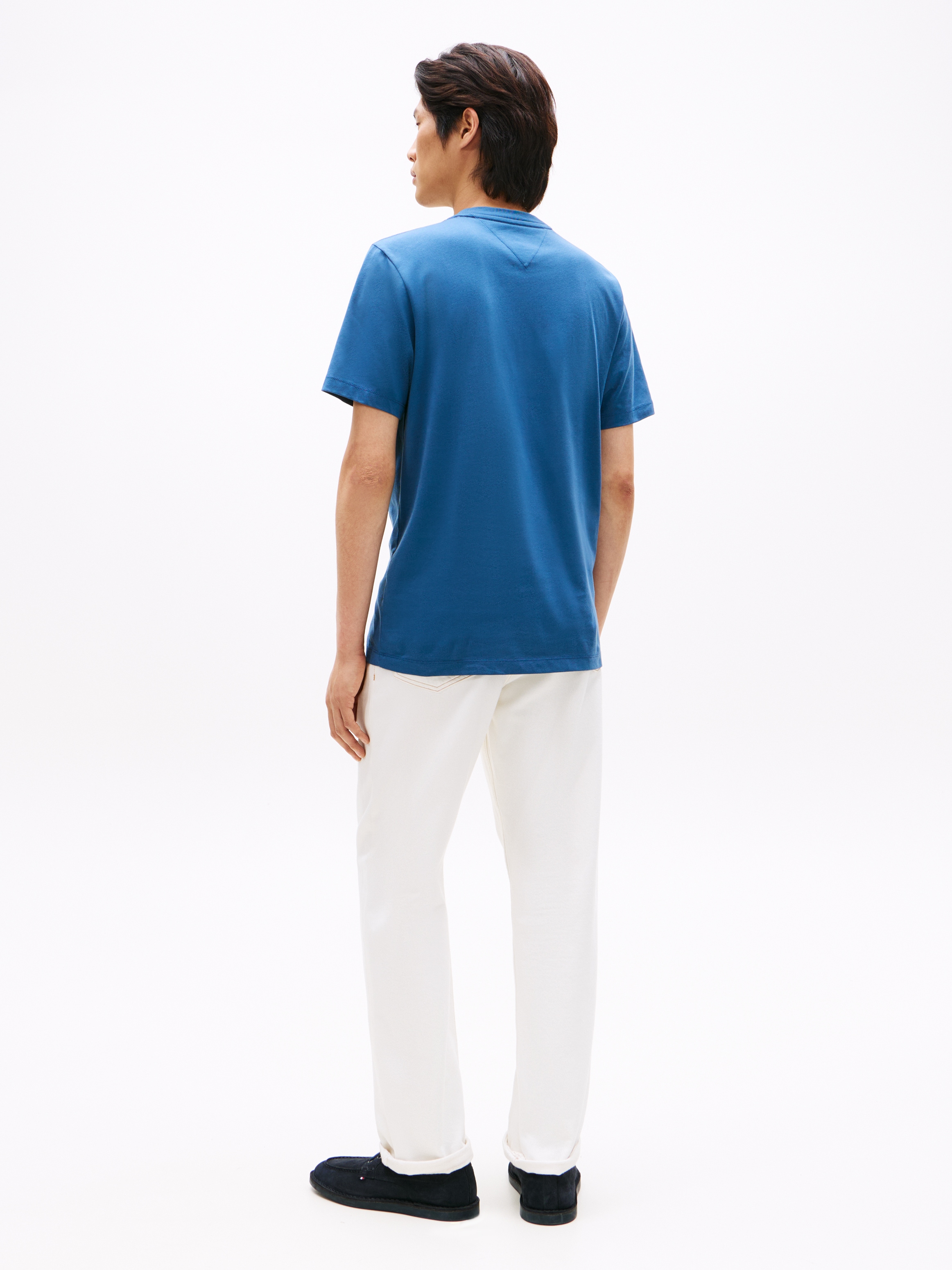 Tommy Hilfiger T-shirt »SCRIPT LOGO TEE« mit aufgesticktem Logo