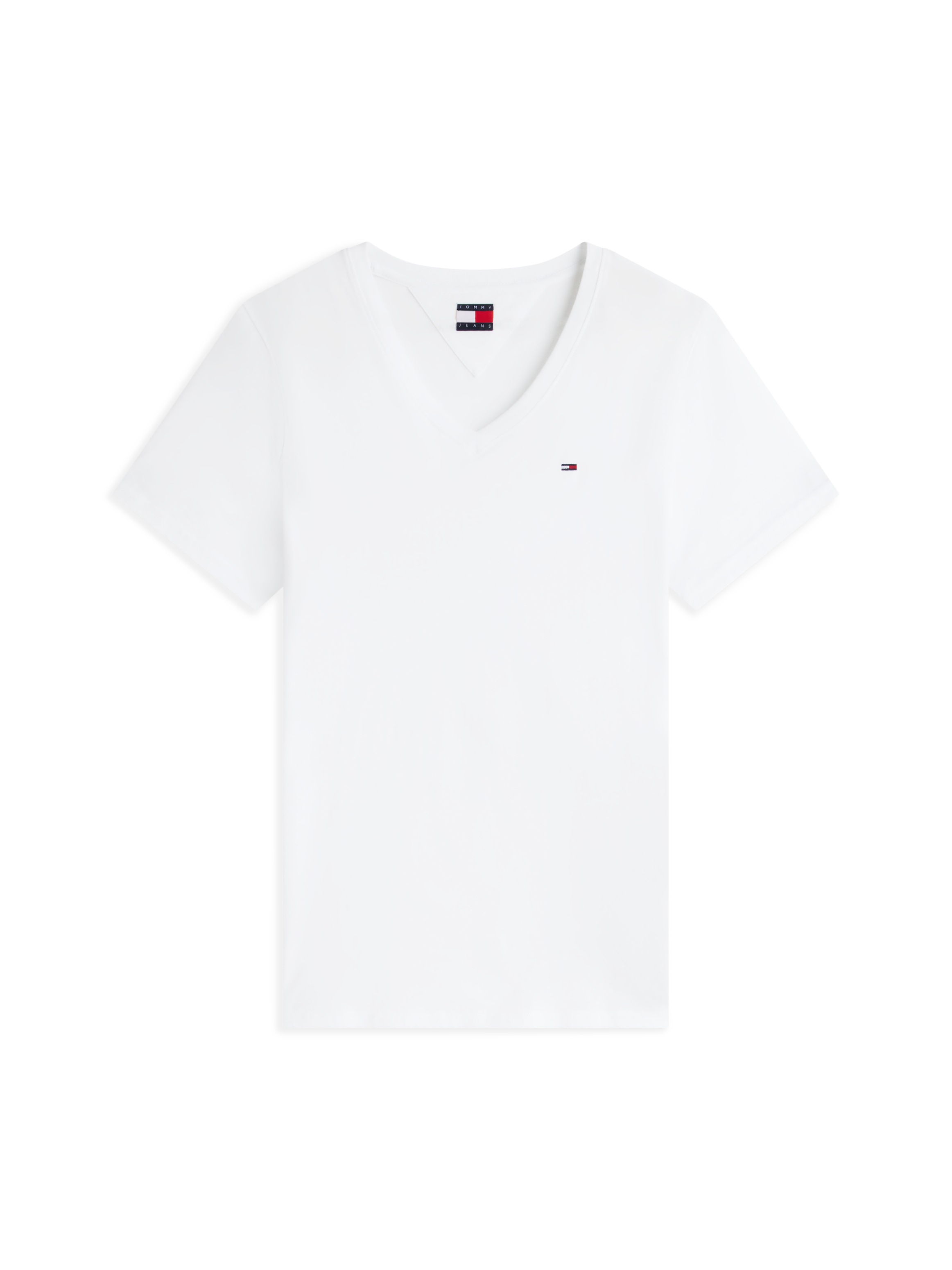 Tommy Jeans T-shirt »TJM ORIGINAL JERSEY V NECK« avec encolure en V et discrète étiquette logo