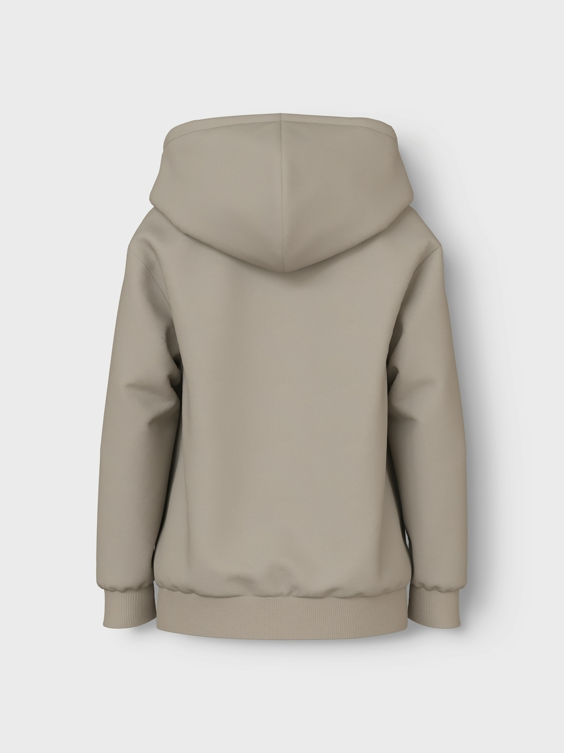 Name It Kapuzensweatshirt »NKMBRODY LS NREG SWEAT WH BRU NOOS«, mit kleinem Logoprint