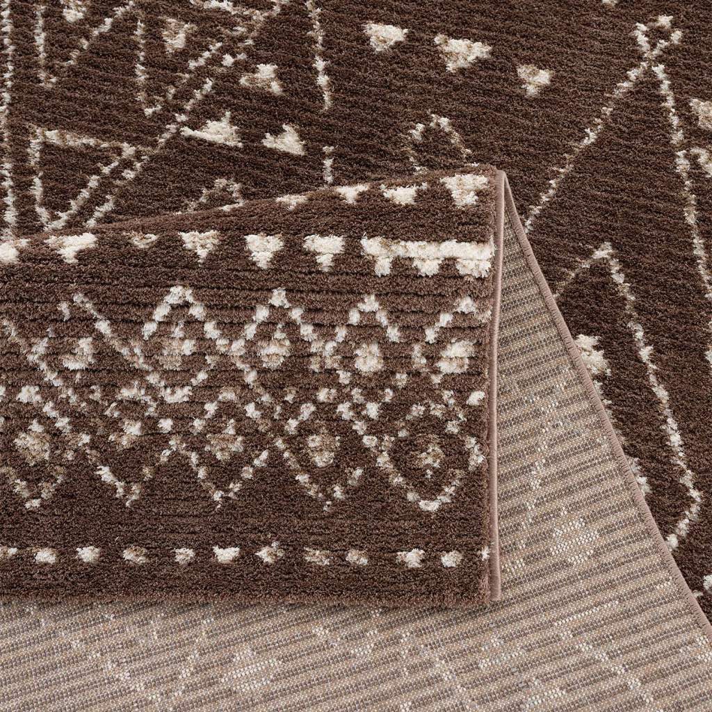 Carpet City Teppich »April 2292«, rechteckig, 10 mm Höhe, Läufer, weich durch Microfaser, Boho Ethno Look, Wohnzimmer