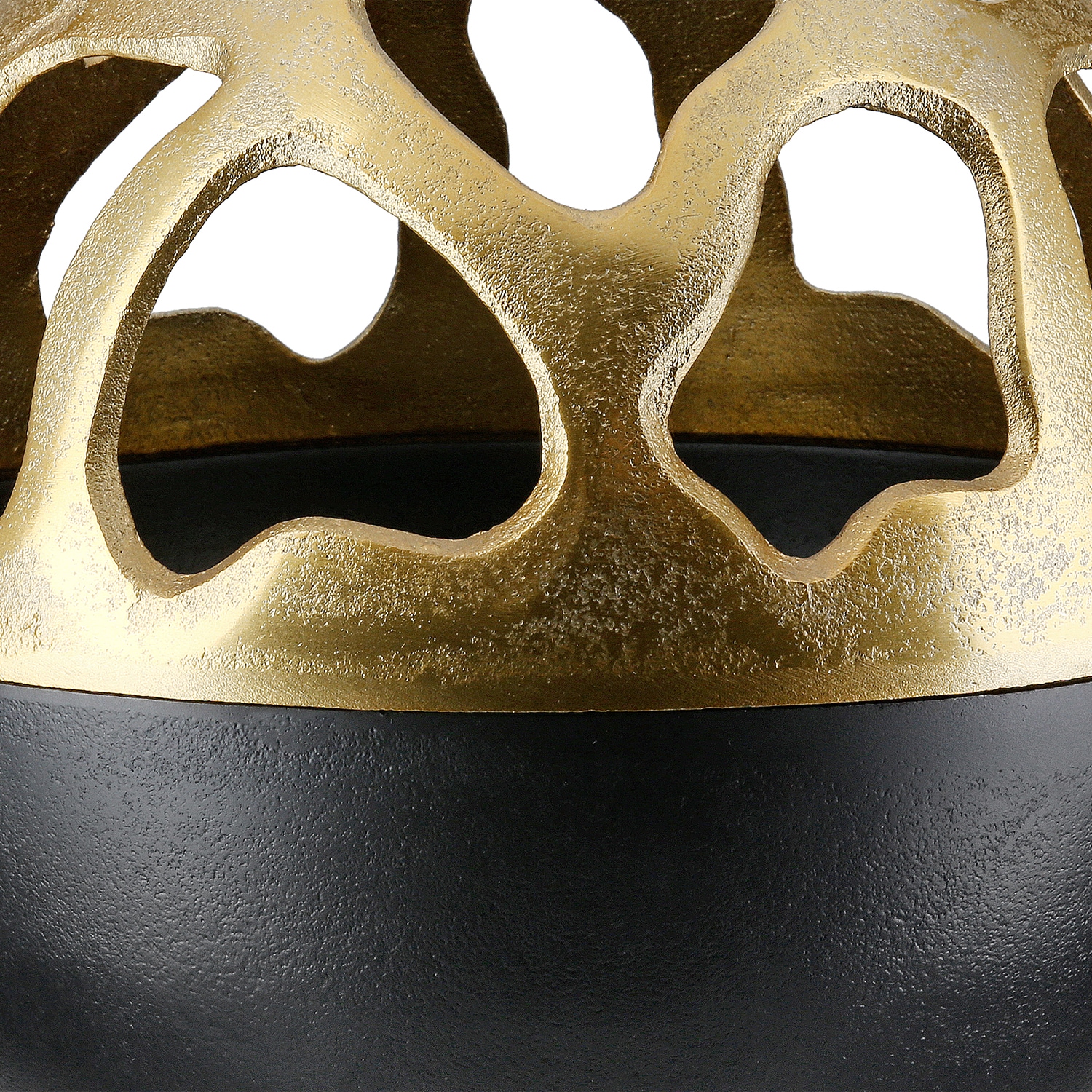 GILDE Windlicht »Windlicht Branca goldfarben; schwarz«