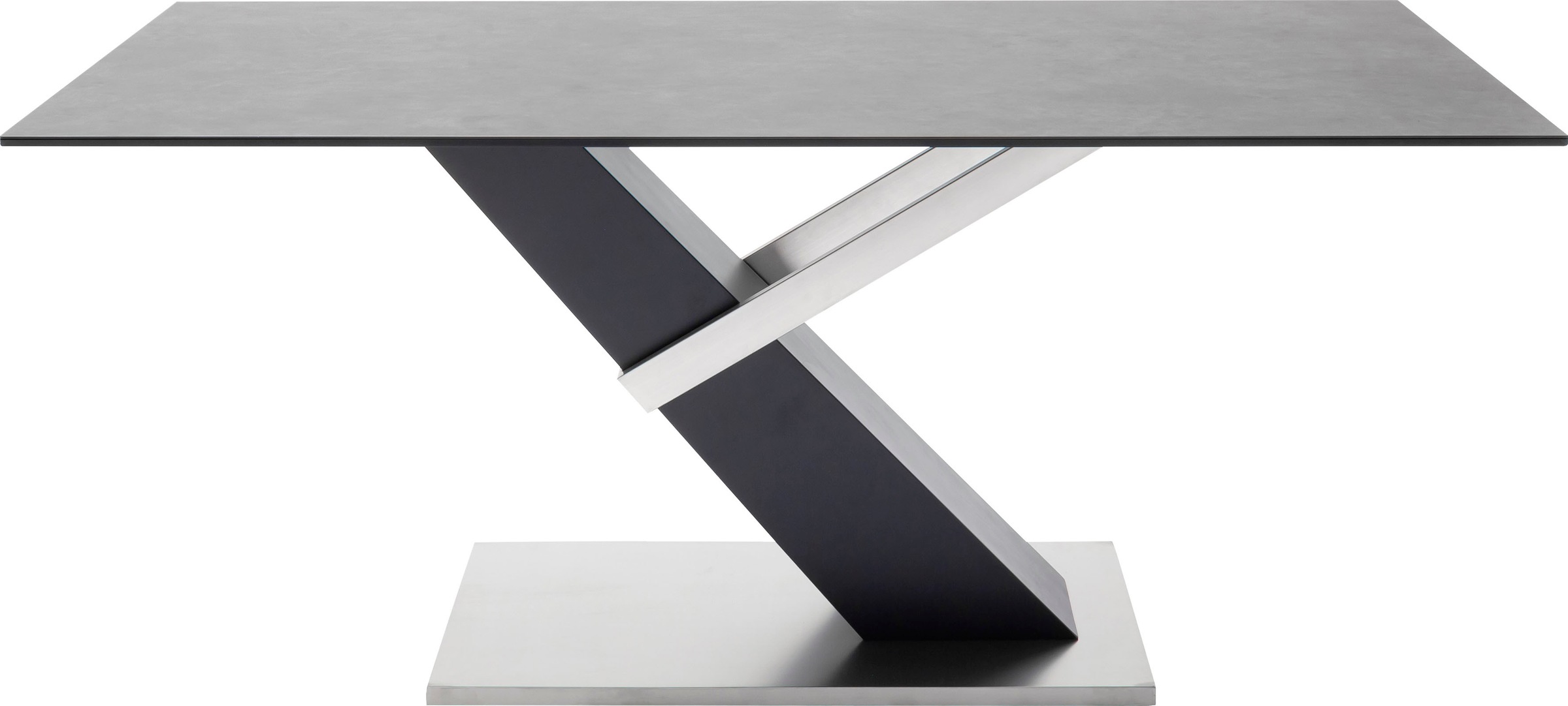 Image of MCA furniture Esstisch »Vercelli«, Esstisch Glas-Keramik mit Edelstahlapplikationen bei Ackermann Versand Schweiz