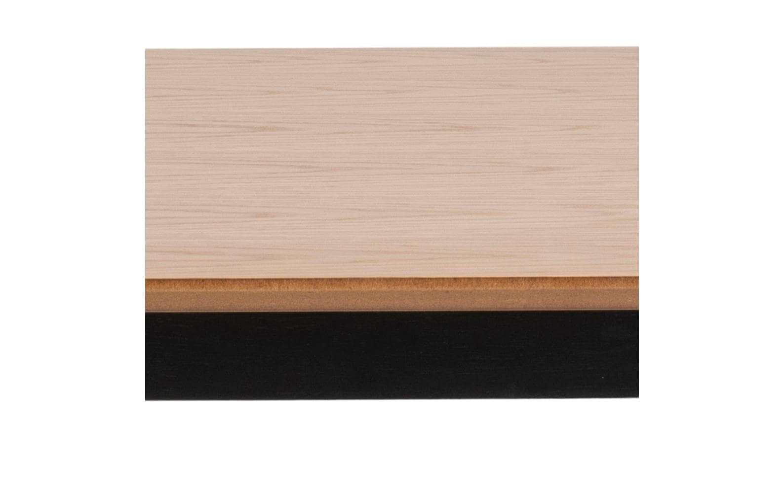 AC Design Esstisch »Roxby 120 x 80 x 76 cm, Nature/Schwarz«