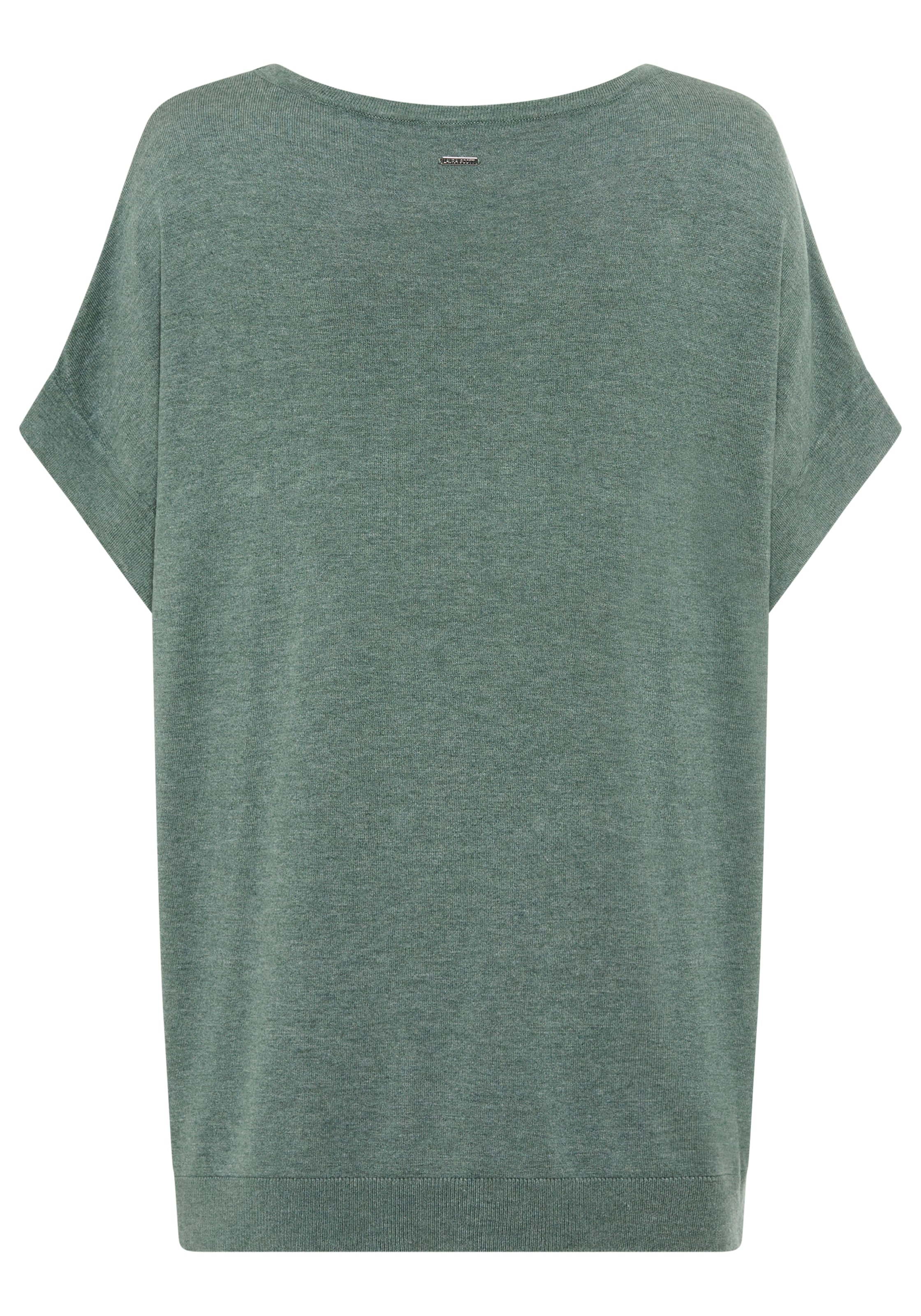 Laura Scott CURVE Pull col V sommerlicher Feinstrick mit figurschmeichelnder Passform