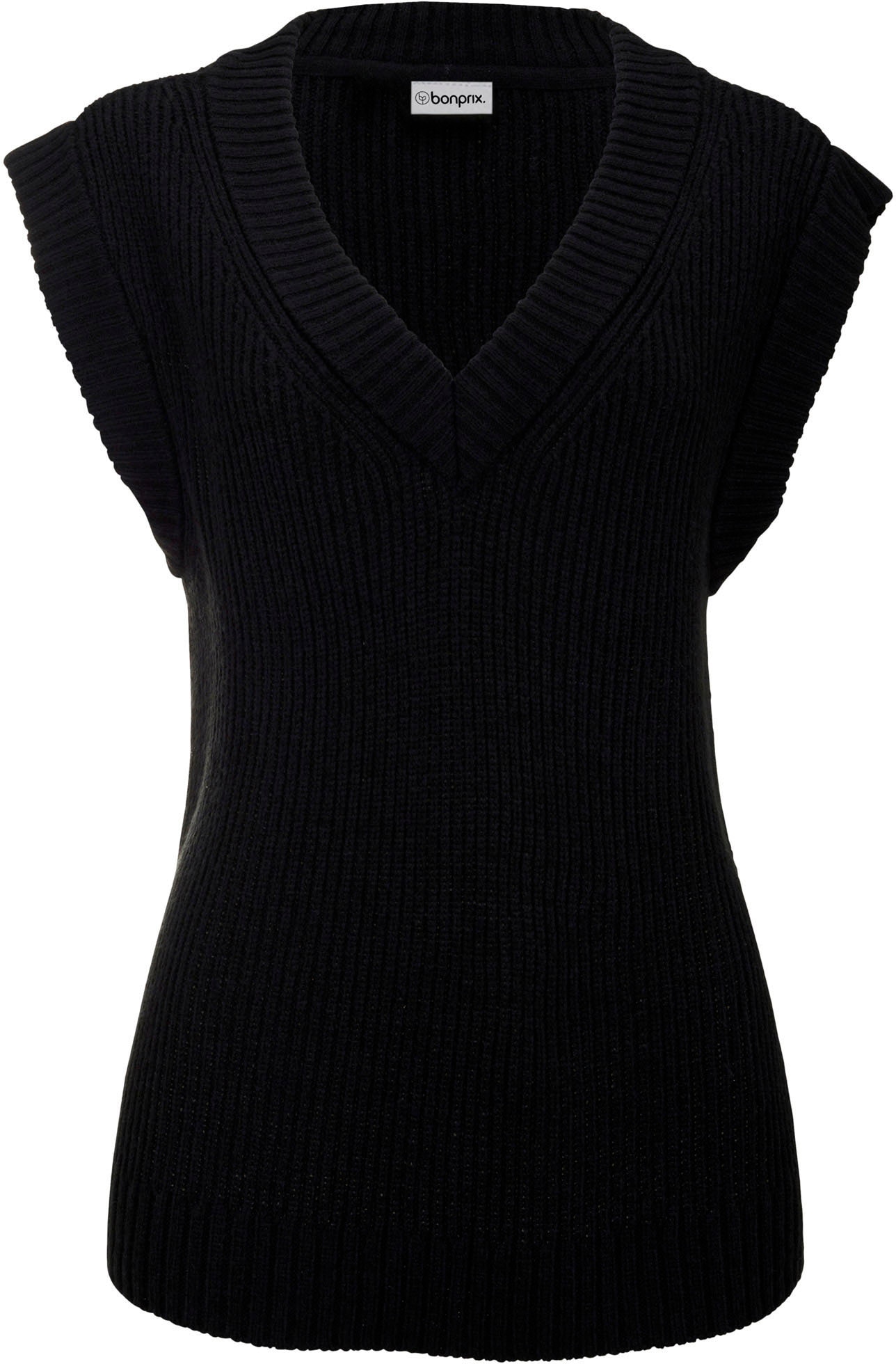 bonprix Pull-over »Pullunder« aus Polyacryl, mit V-Ausschnitt, lockere Passform, ohne Verschluss