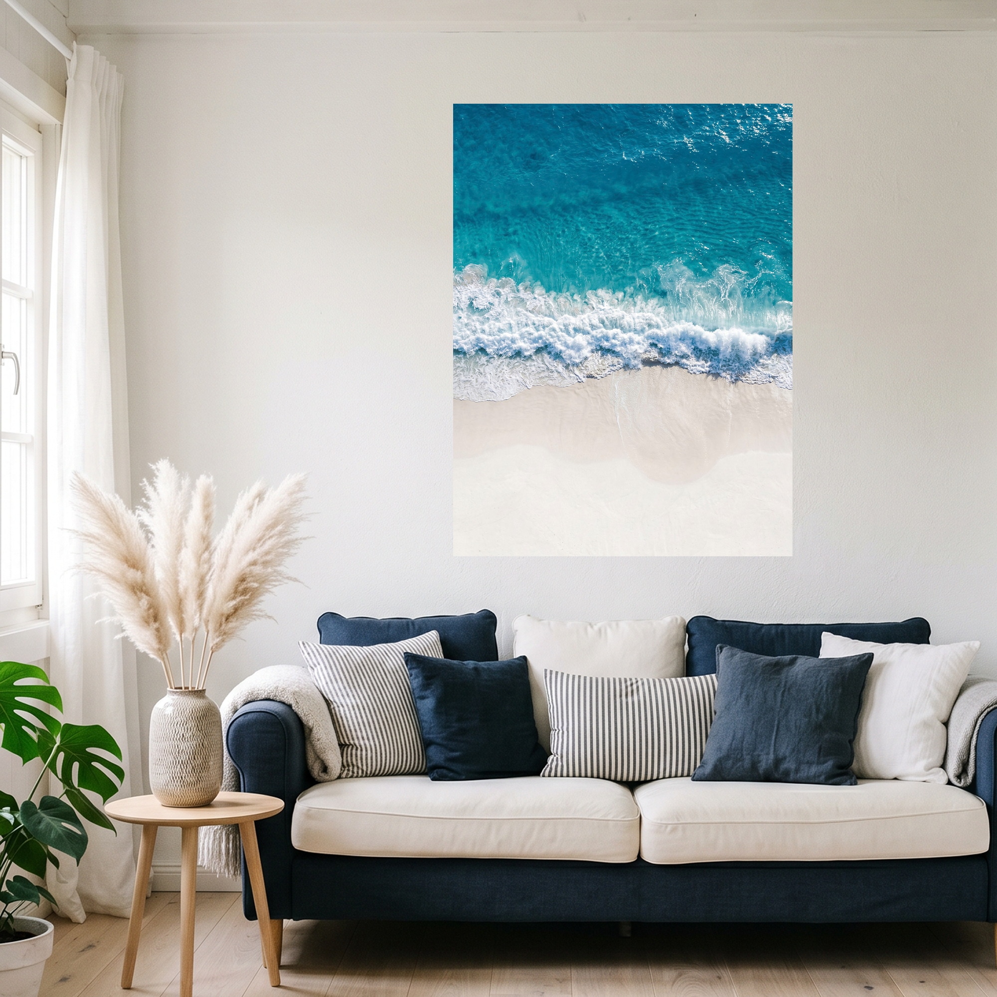 GOODproduct Wandbild »Strand von oben I« Meer Bilder 1 Stk. tlg. als Poster oder Leinwandbild in verschied. Grössen