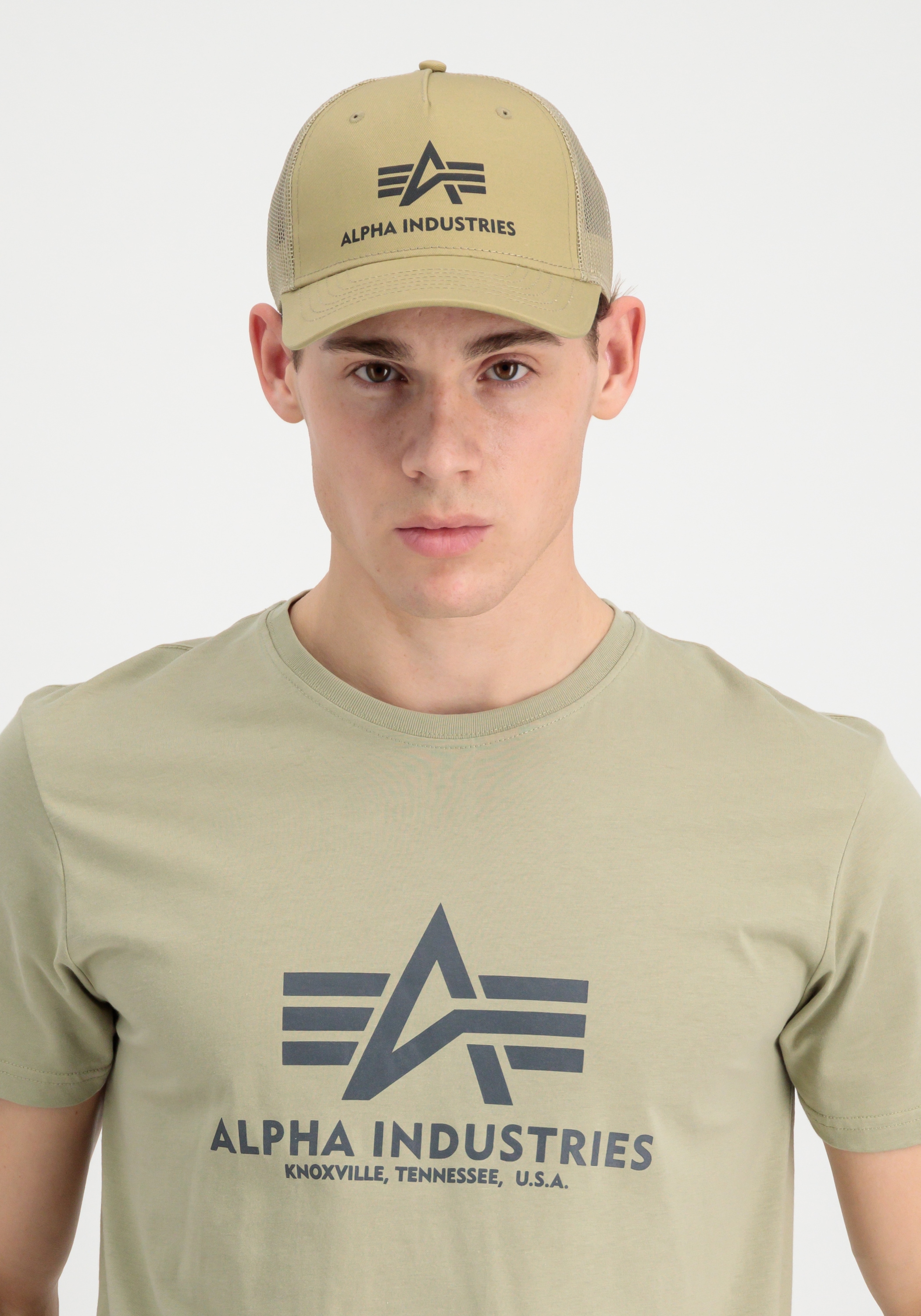 Image of Alpha Industries Trucker Cap "Basic Trucker Cap"